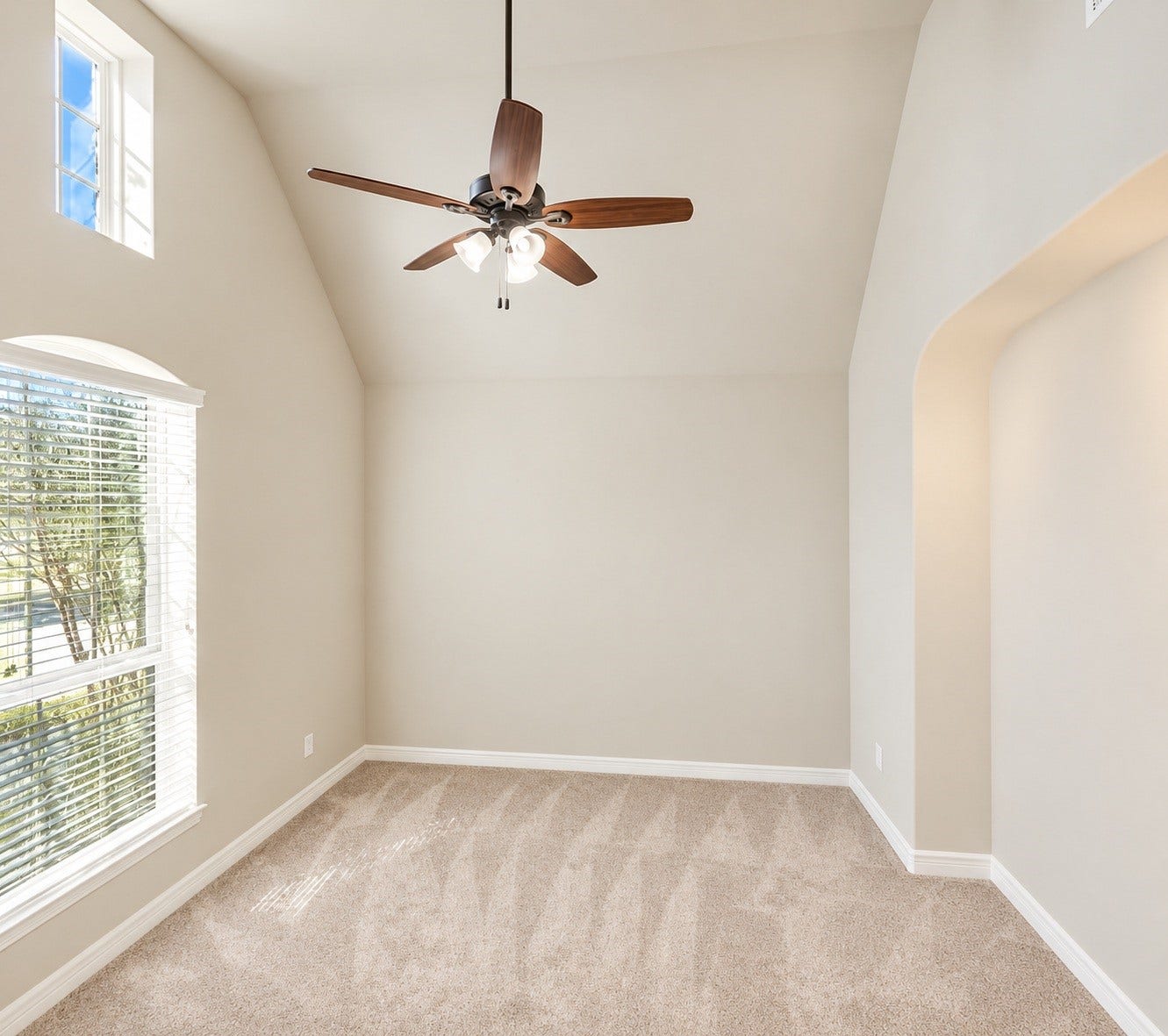 Private home office conveniently located off the foyer offers a dedicated space for working from home, studying, or pursuing creative projects.
