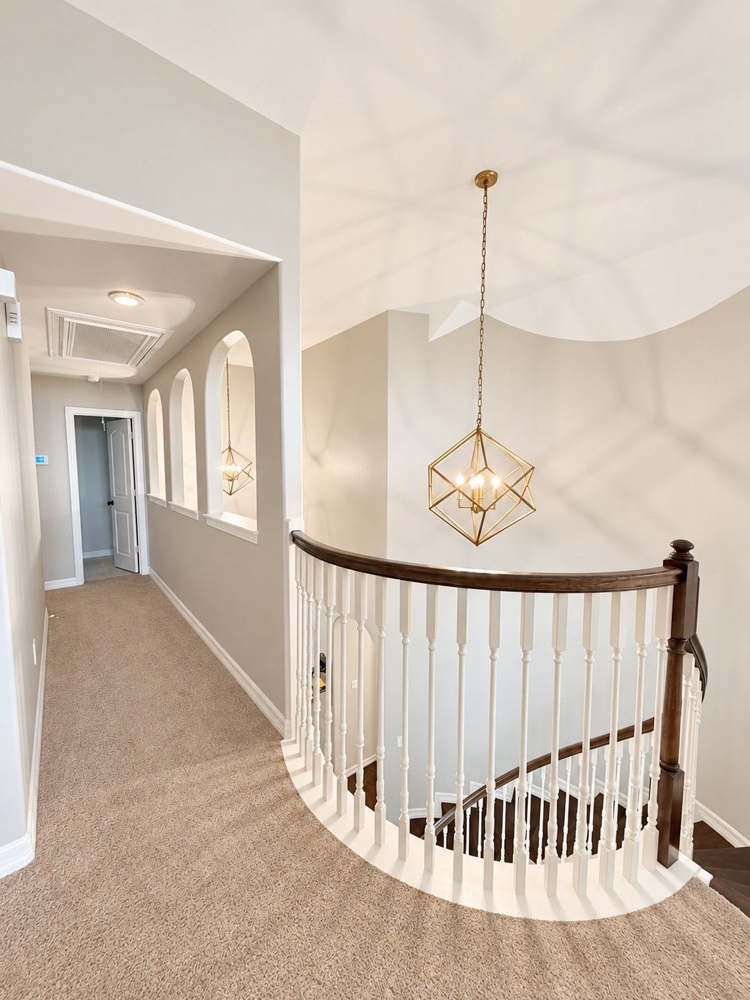 Go up to the second floor to the game room and the secondary bedrooms