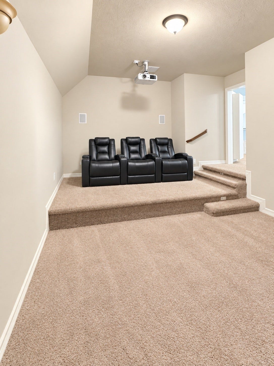Comfy seating to enjoy movie nights!