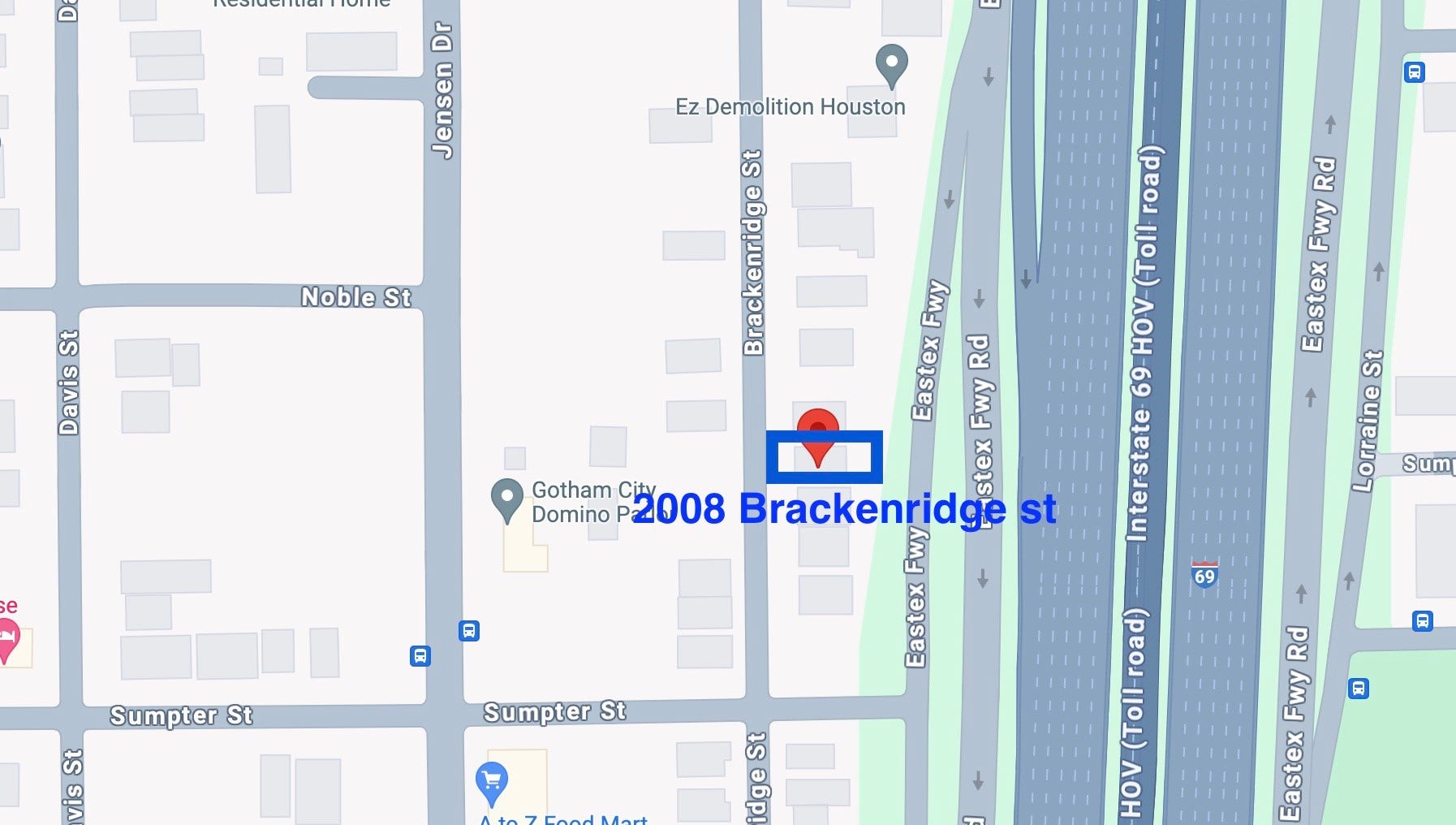 2008 Brackenridge Street, Houston, TX 77026 2008 Brackenridge Street, Houston, TX 77026