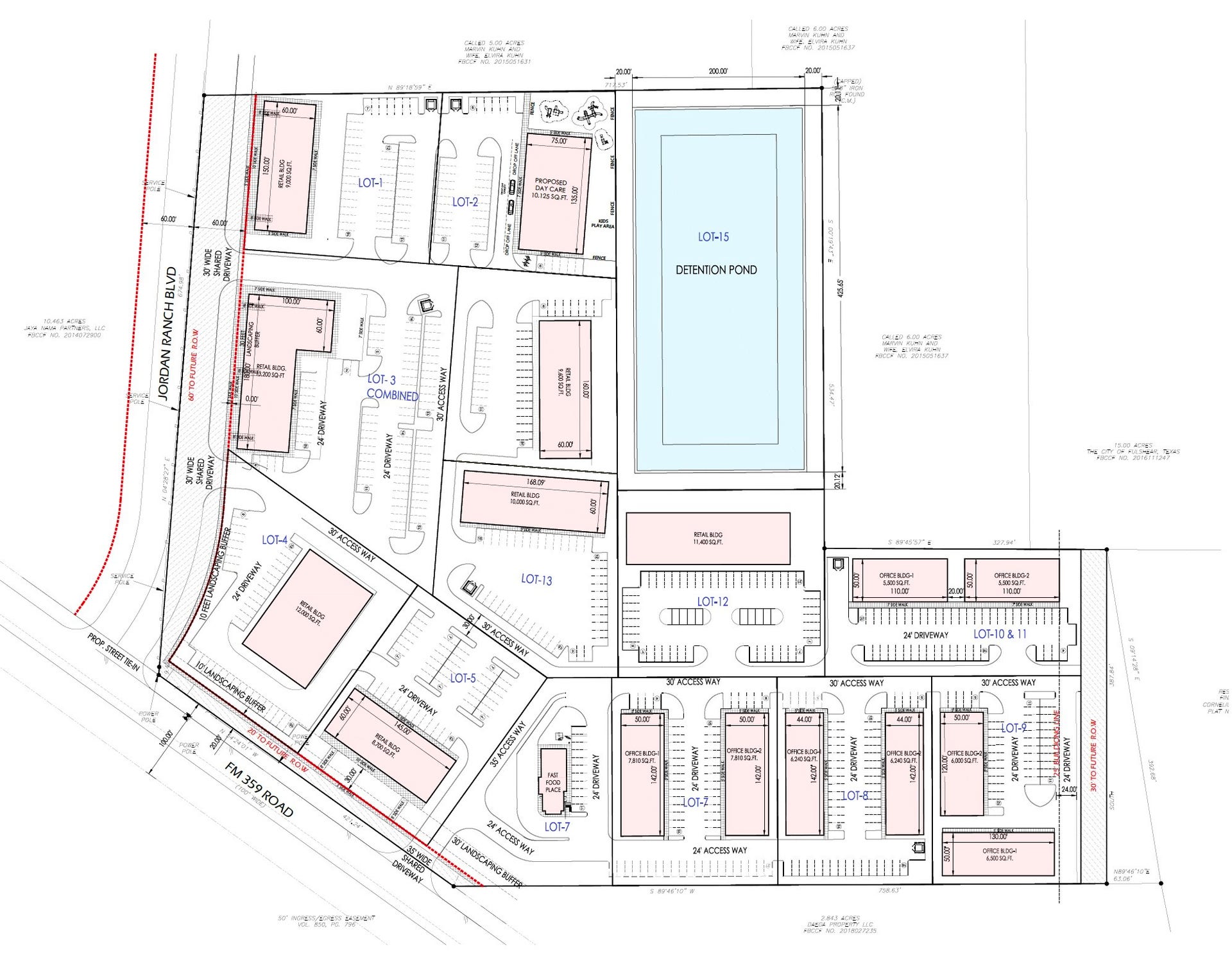000 FM 359 Road, Fulshear, TX 77406 Site Plan for illustration