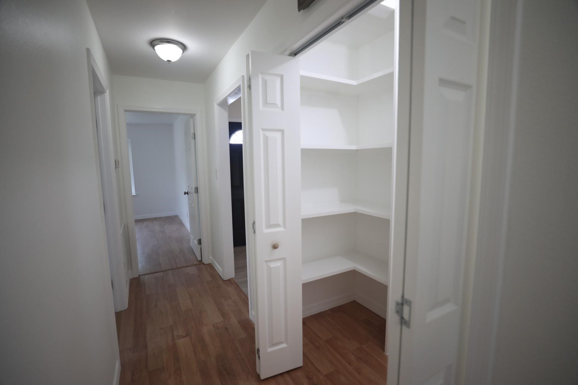 Hallway linen closet