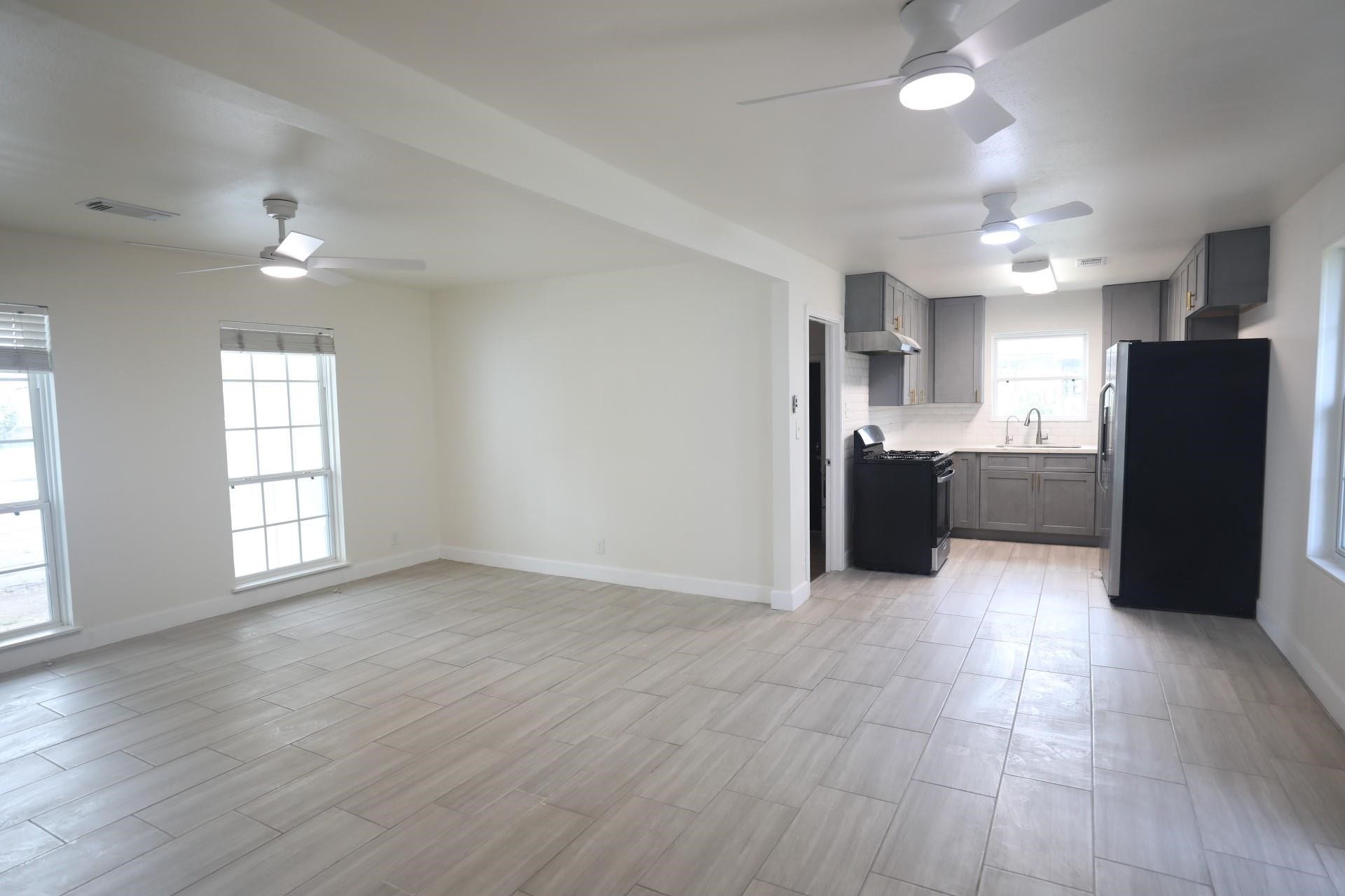 Open floor plan