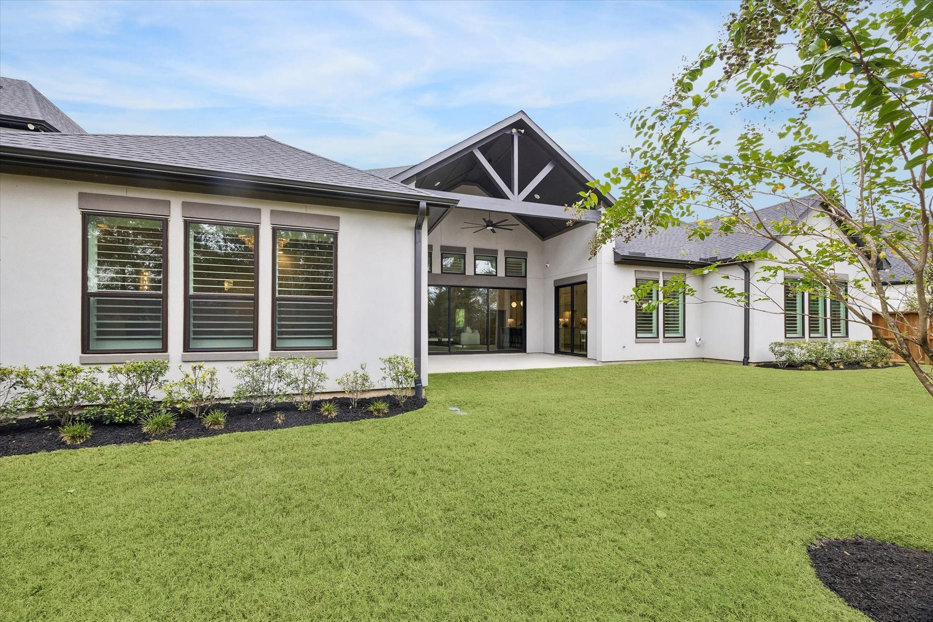 27720 Hazelbrook Lane, Spring, TX 77386 Another view of your 80' Lot with tons of possibilities to customize your DREAM BACKYARD