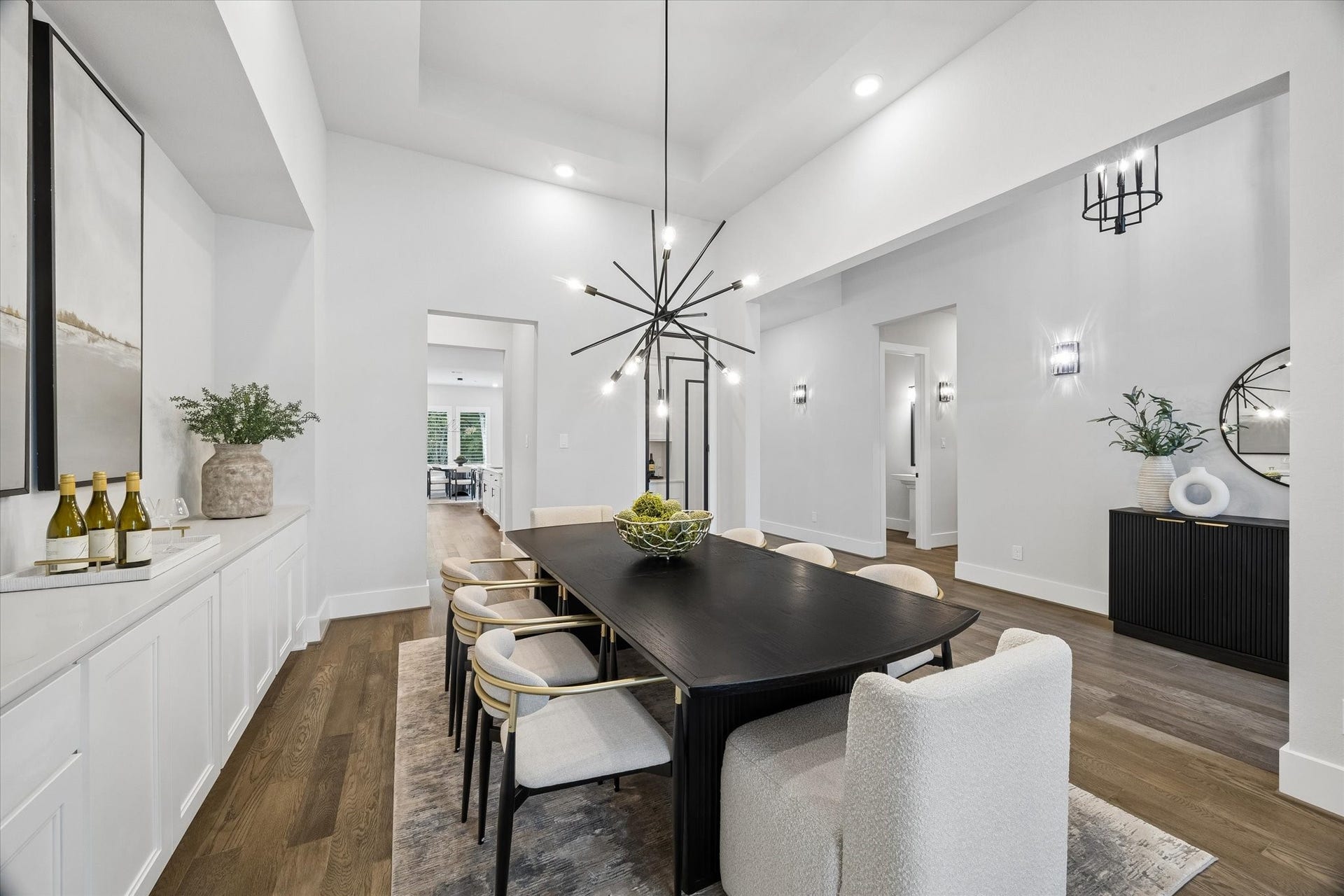 27720 Hazelbrook Lane, Spring, TX 77386 The beautiful built-in cabinets and large counter are the perfect and practical addition to your Dining Room