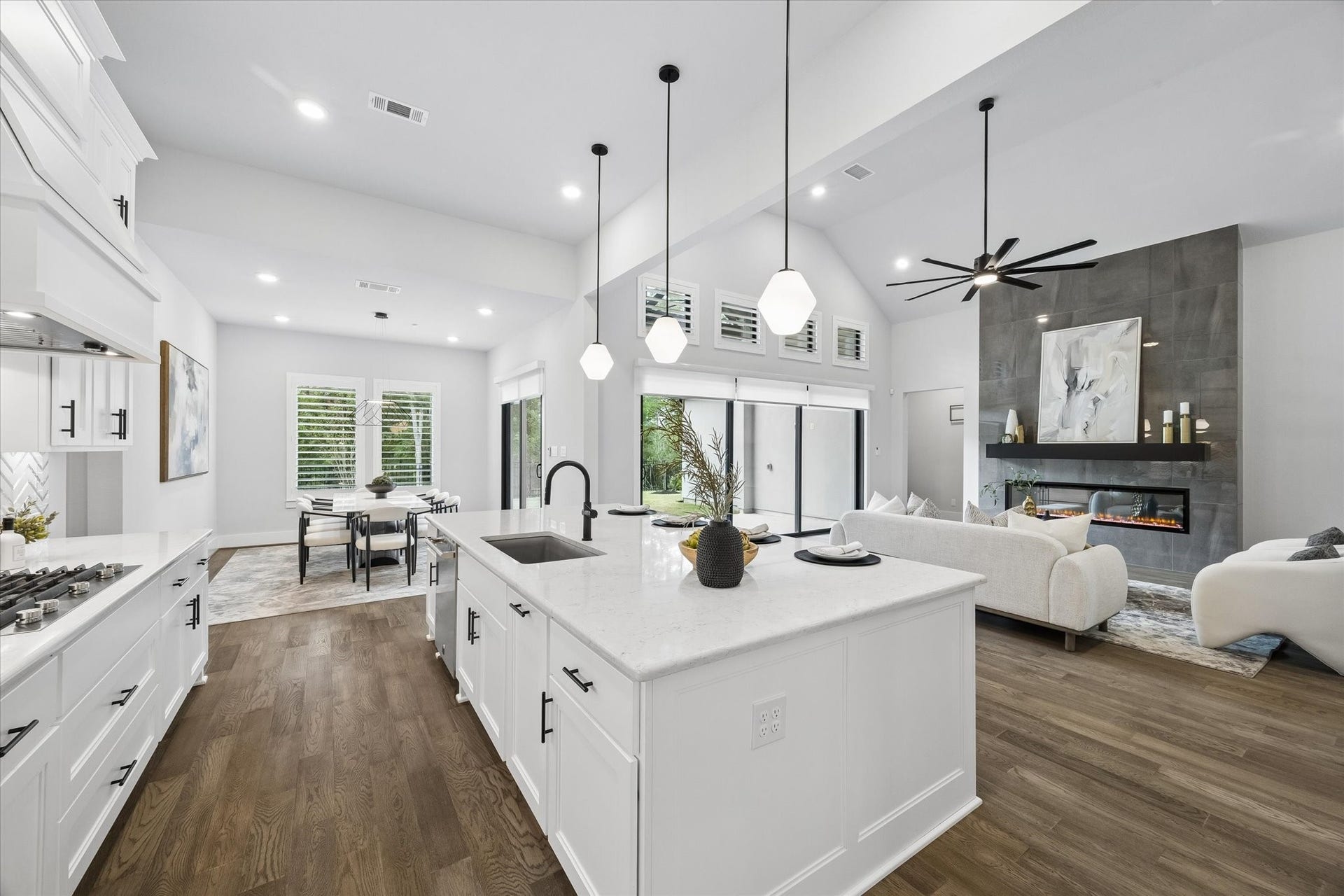 27720 Hazelbrook Lane, Spring, TX 77386 All of the Lighting and Fixtures have been upgraded in this home. There is also additional Recessed Lighting & tons of windows letting in a nice amount of natural sunlight.