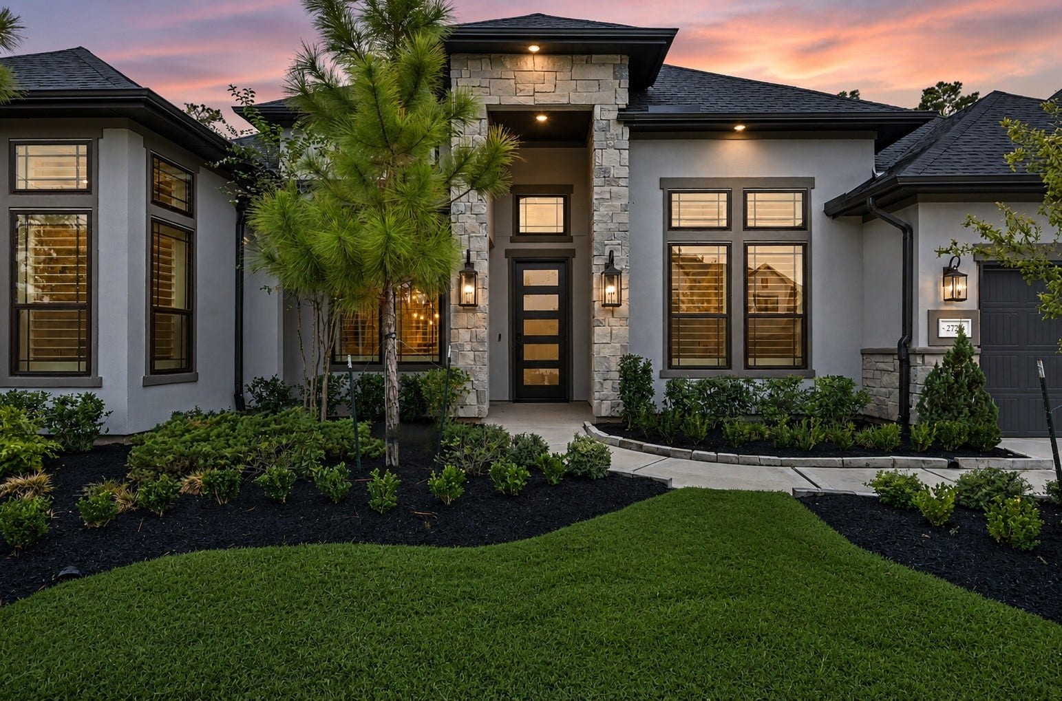 27720 Hazelbrook Lane, Spring, TX 77386 This IMMACULATE Toll Brothers Luxury One-Story home sits on an OVERSIZED LOT with NO Back Neighbors on a quiet cul de sac. BETTER THAN NEW CONSTRUCTION with tons of Designer Upgrades.