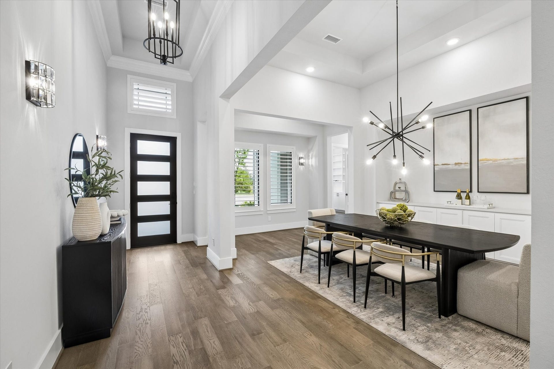 27720 Hazelbrook Lane, Spring, TX 77386 Your large 14x12 Dining Room is perfect for hosting large gatherings. Upgraded modern fixtures and added sconces to elevate the entire space