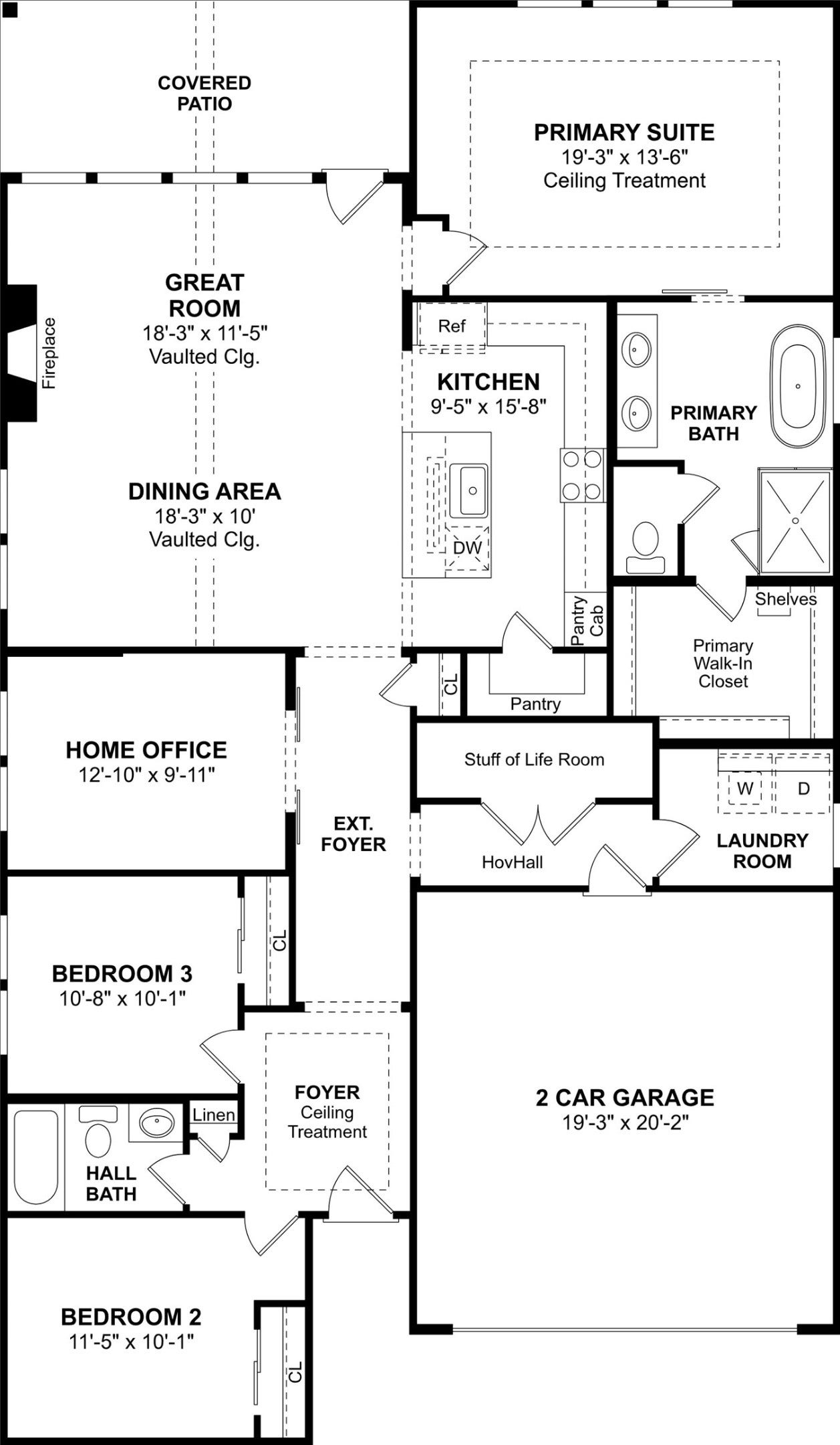 29443 Oaklawn View Drive, Waller, TX 77484 The Boise floor plan by K. Hovnanian Homes. 1st Floor shown. *Prices, plans, dimensions, features, specifications, materials, and availability of homes or communities are subject to change without notice or obligation.