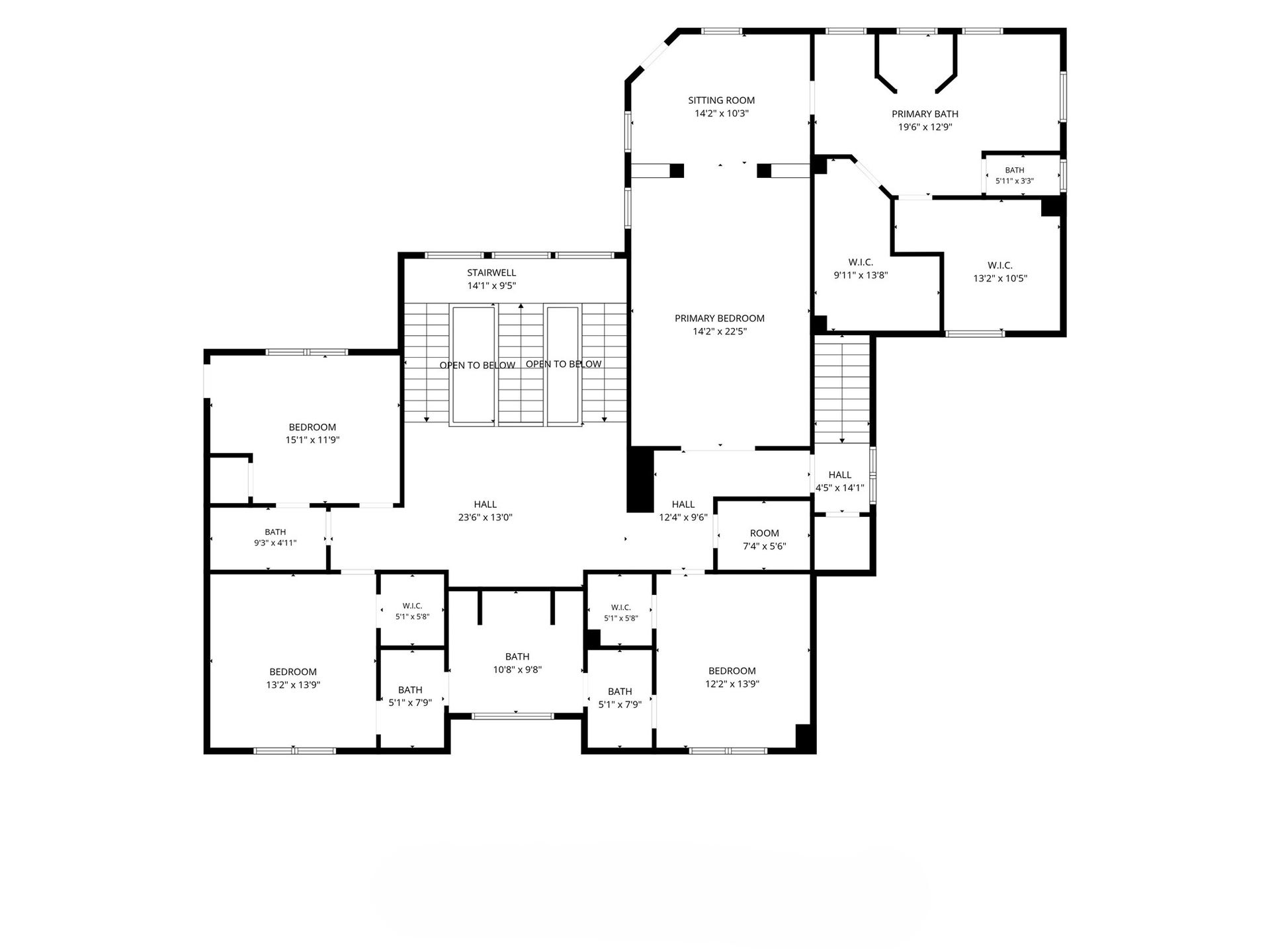 Second Floor - Main House