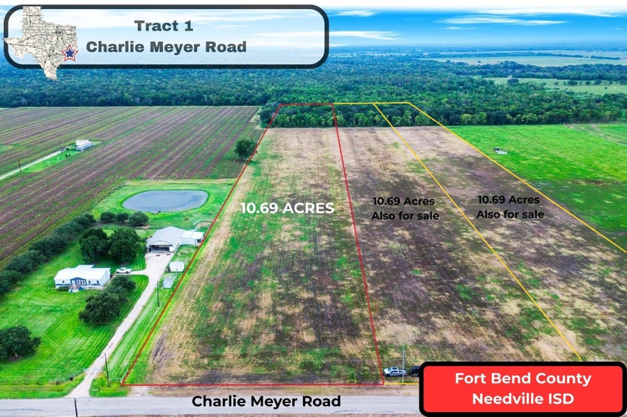 Property photo for Tract 1 Charlie Meyer Road, Damon, TX