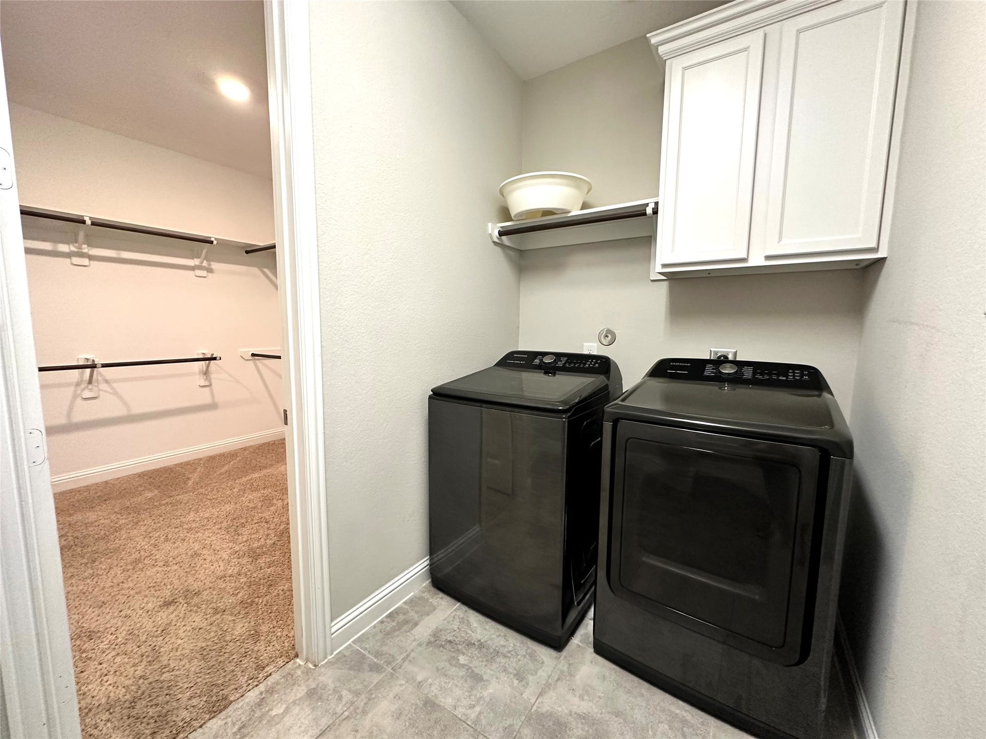 Laundry area with washer & dryer included