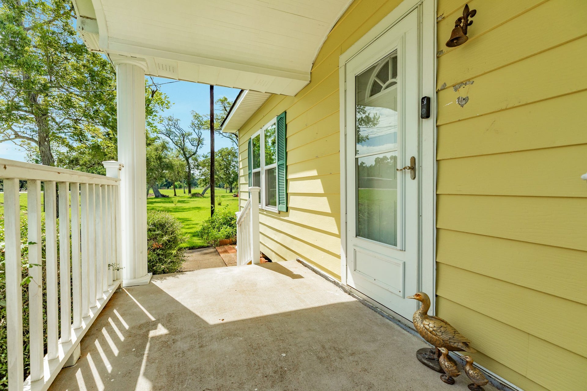 Cozy front porch