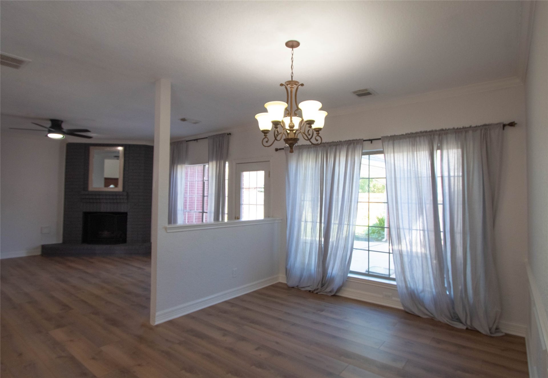 4700 Broadmoor Drive, League City, TX 77573 A view of the dining and family room, an open concept layout