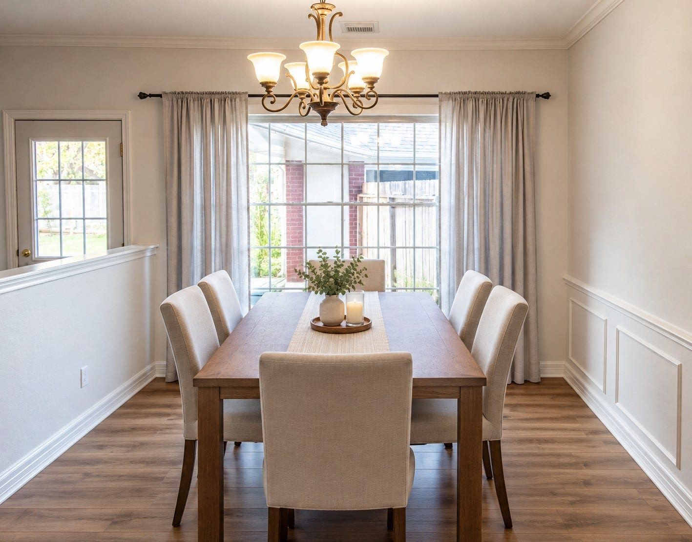 4700 Broadmoor Drive, League City, TX 77573 Virtual staging of dining room.