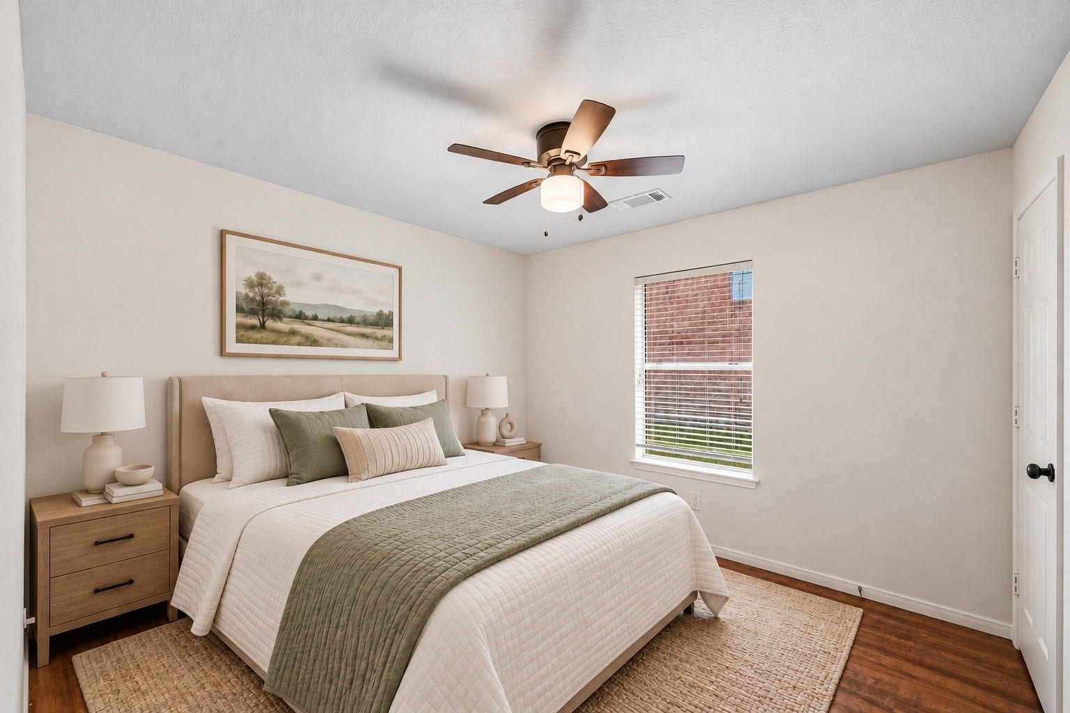 2331 Princess Deanna Lane, Katy, TX 77493 Virtually Staged: This other secondary bedroom includes durable flooring, central overhead fan lighting, and generous proportions.