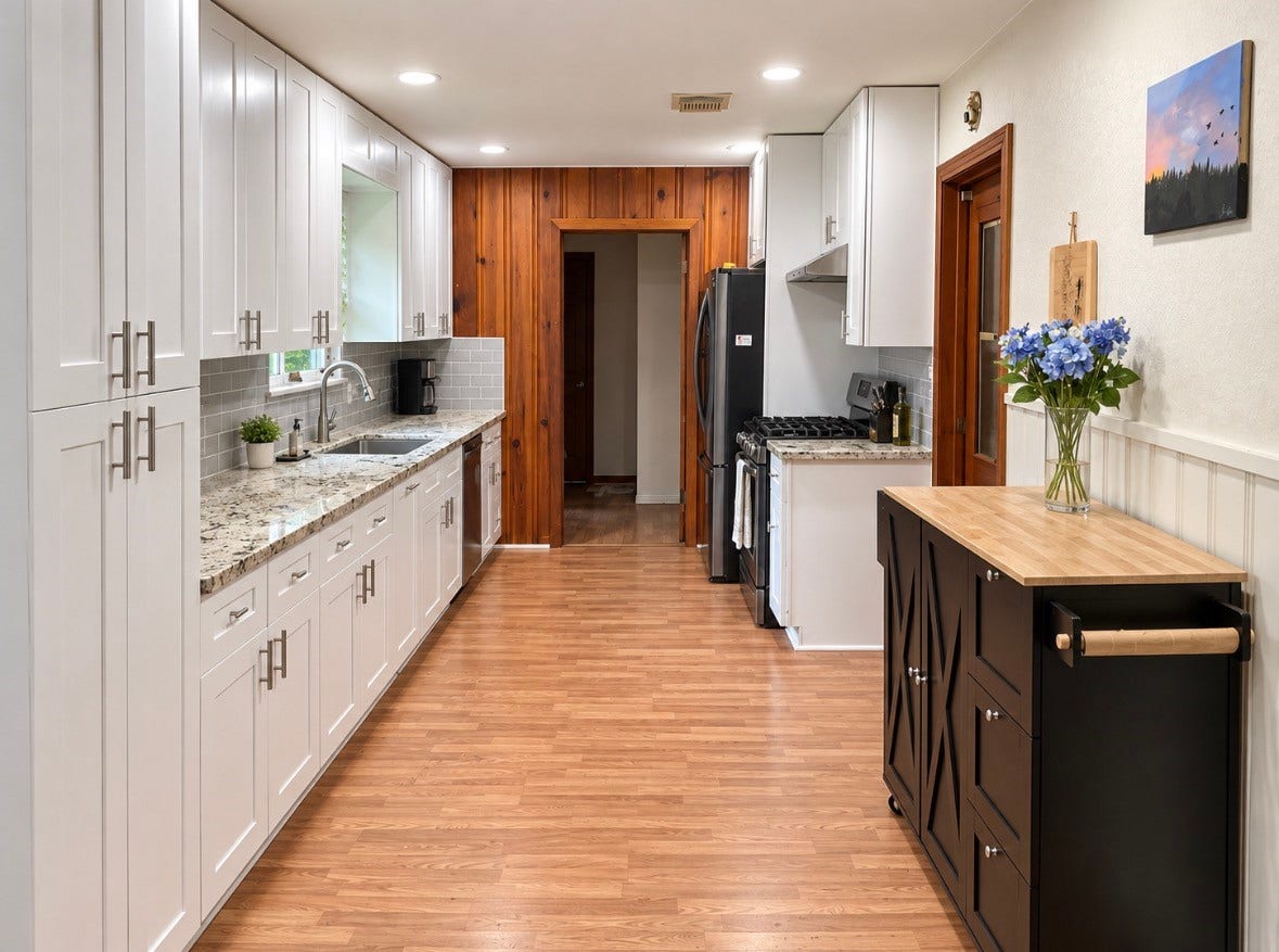 11929 15th Street, Santa Fe, TX 77510 Updated kitchen with plenty of cabinet and counter space