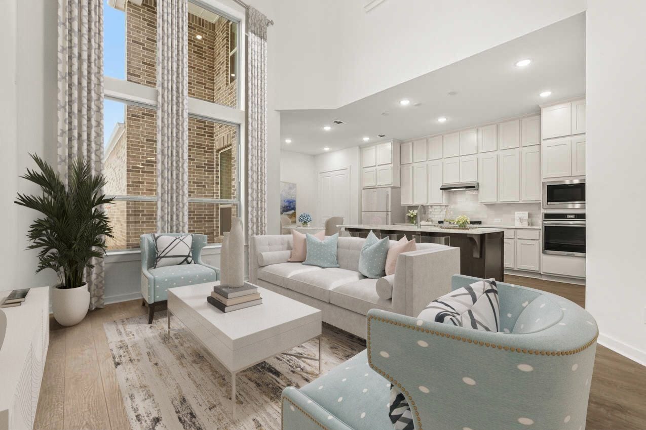 308 Fields Lane, Montgomery, TX 77316 Staged Family Room