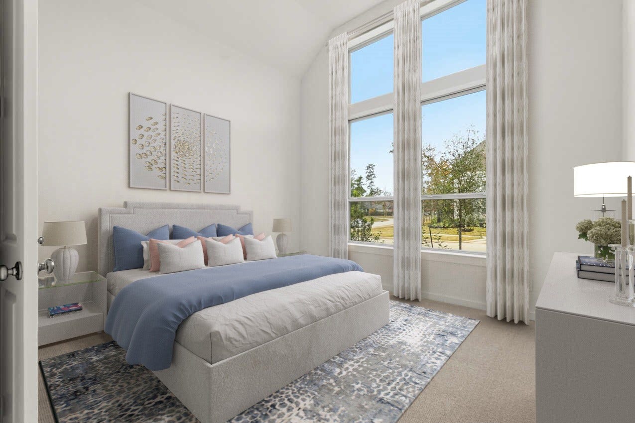 308 Fields Lane, Montgomery, TX 77316 Staged Primary Bedroom