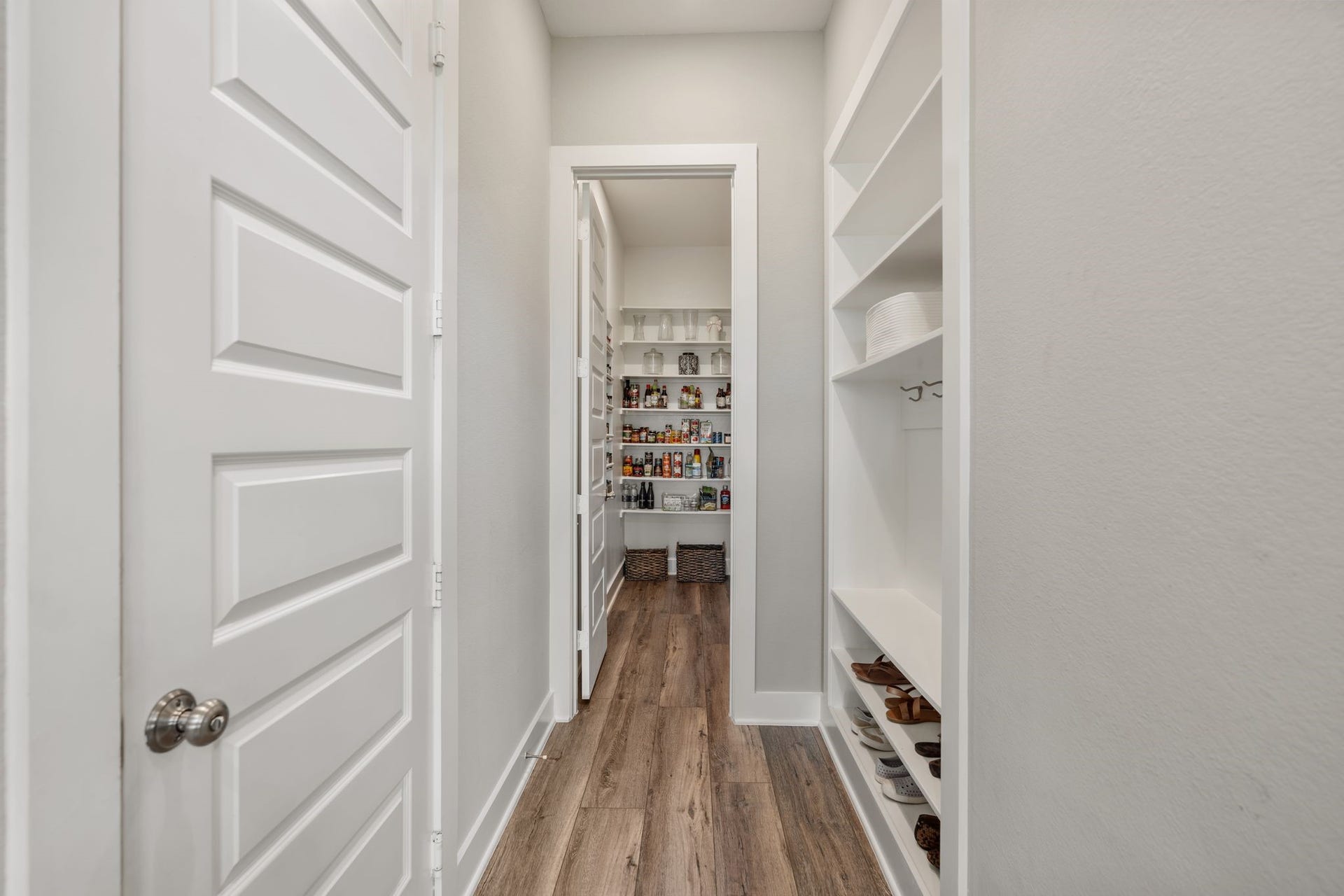 11115 Heartleaf Aster Way, Cypress, TX 77433 Mudroom off of garage and a HUGE pantry