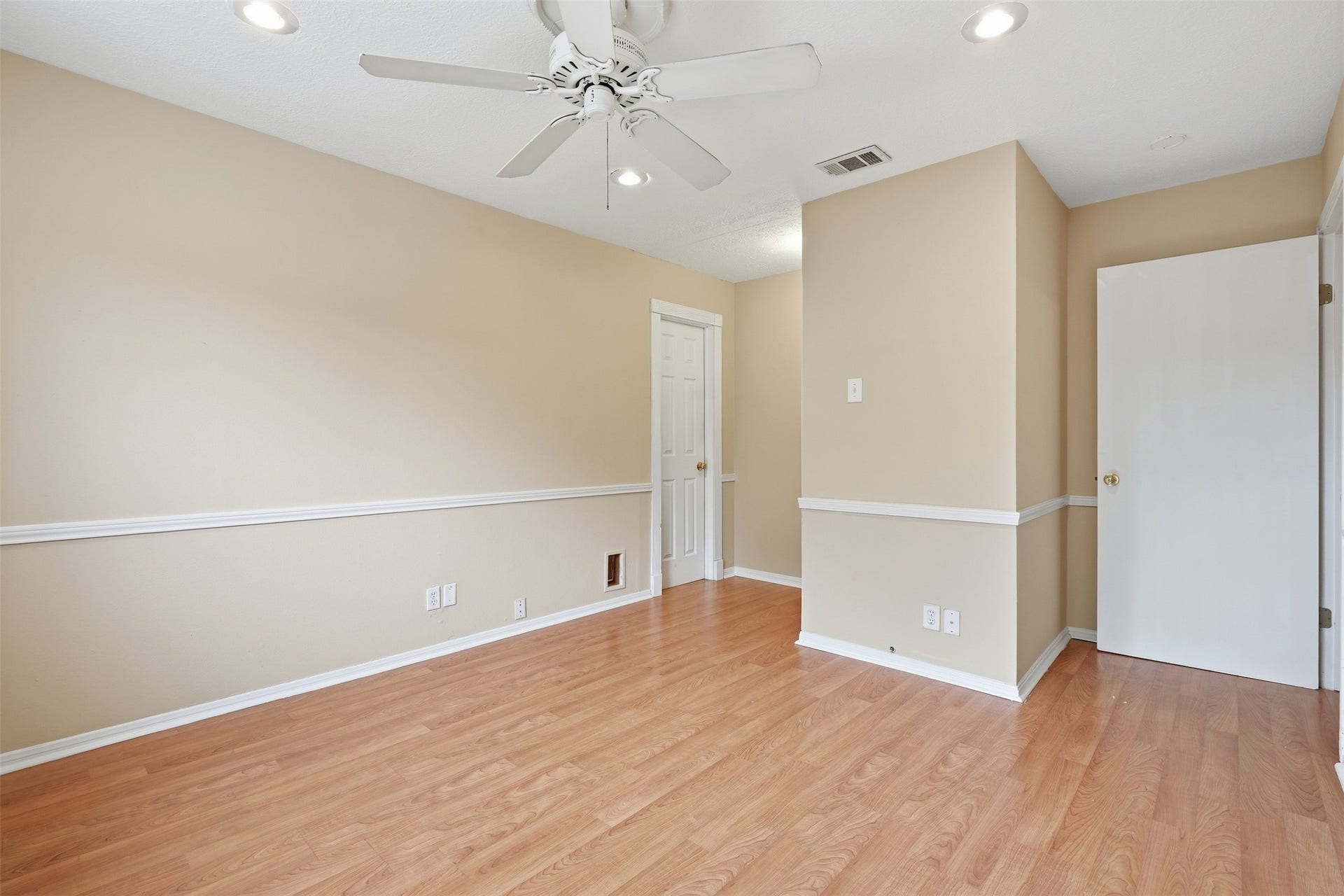Well-sized bedroom provides endless possibilities for family, guests, or a flex space.