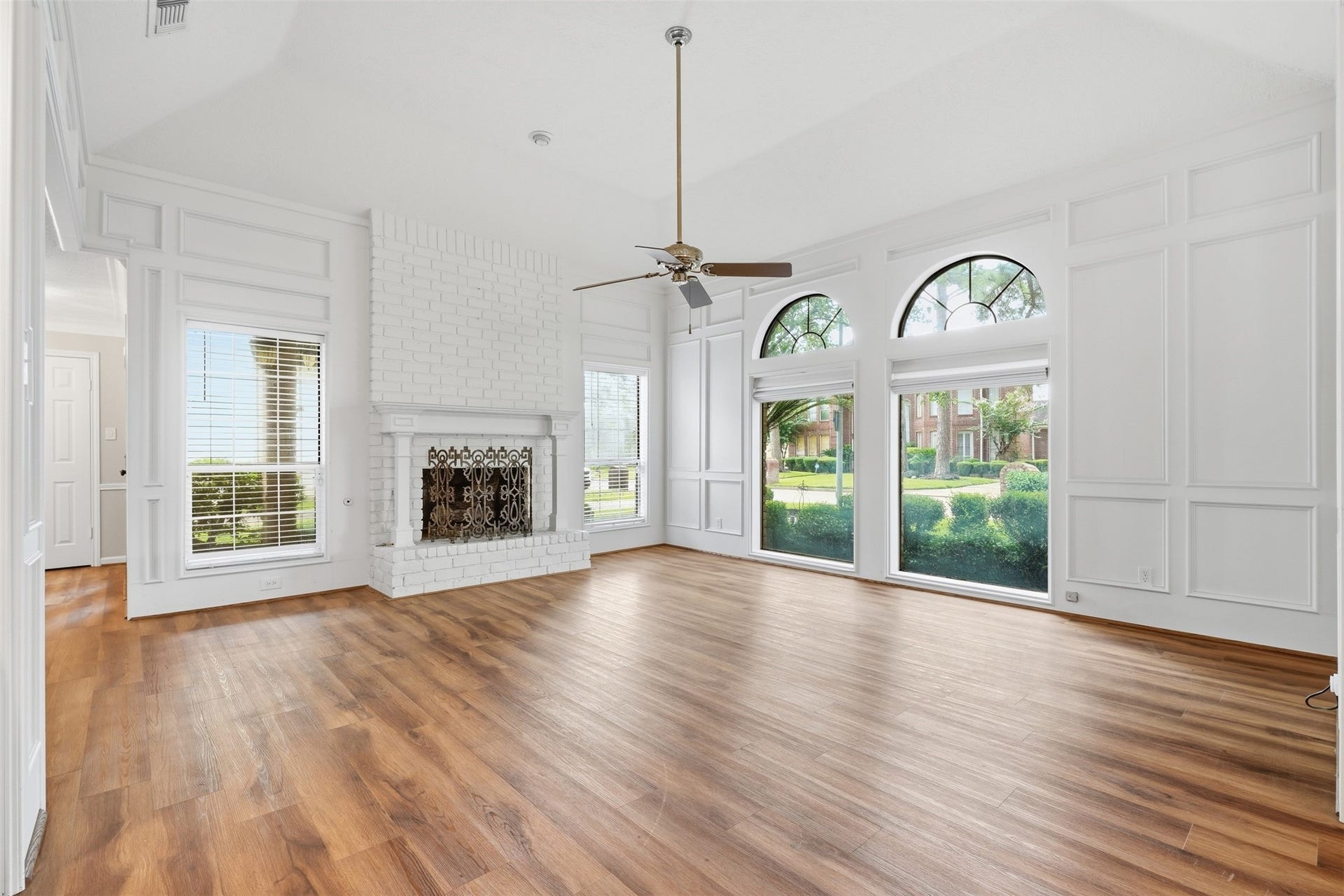 Thoughtfully designed for both comfort and functionality, this inviting living room serves as the heart of the home.