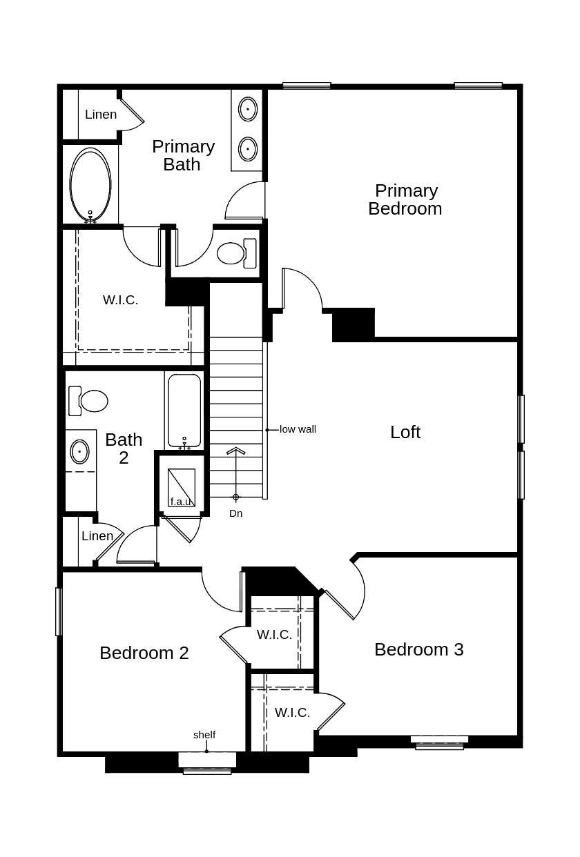 5623 Blackbird Lane, Hitchcock, TX 77563 This floor plan features 3 bedrooms, 2 full baths, 1 half bath and over 2,000 square feet of living space.