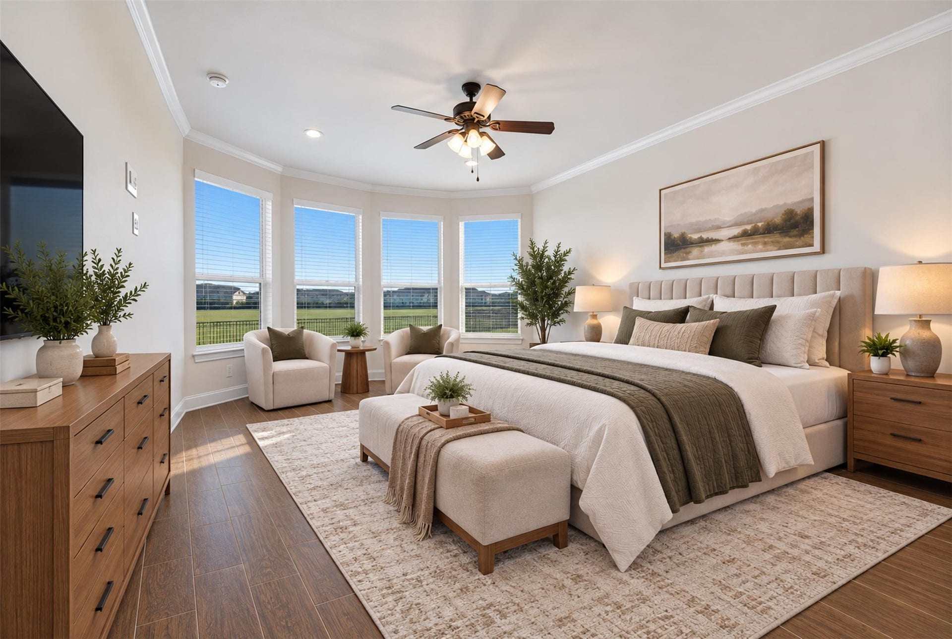 5318 Royal Sunset Court, Katy, TX 77493 Primary Suite - Digitally Staged
