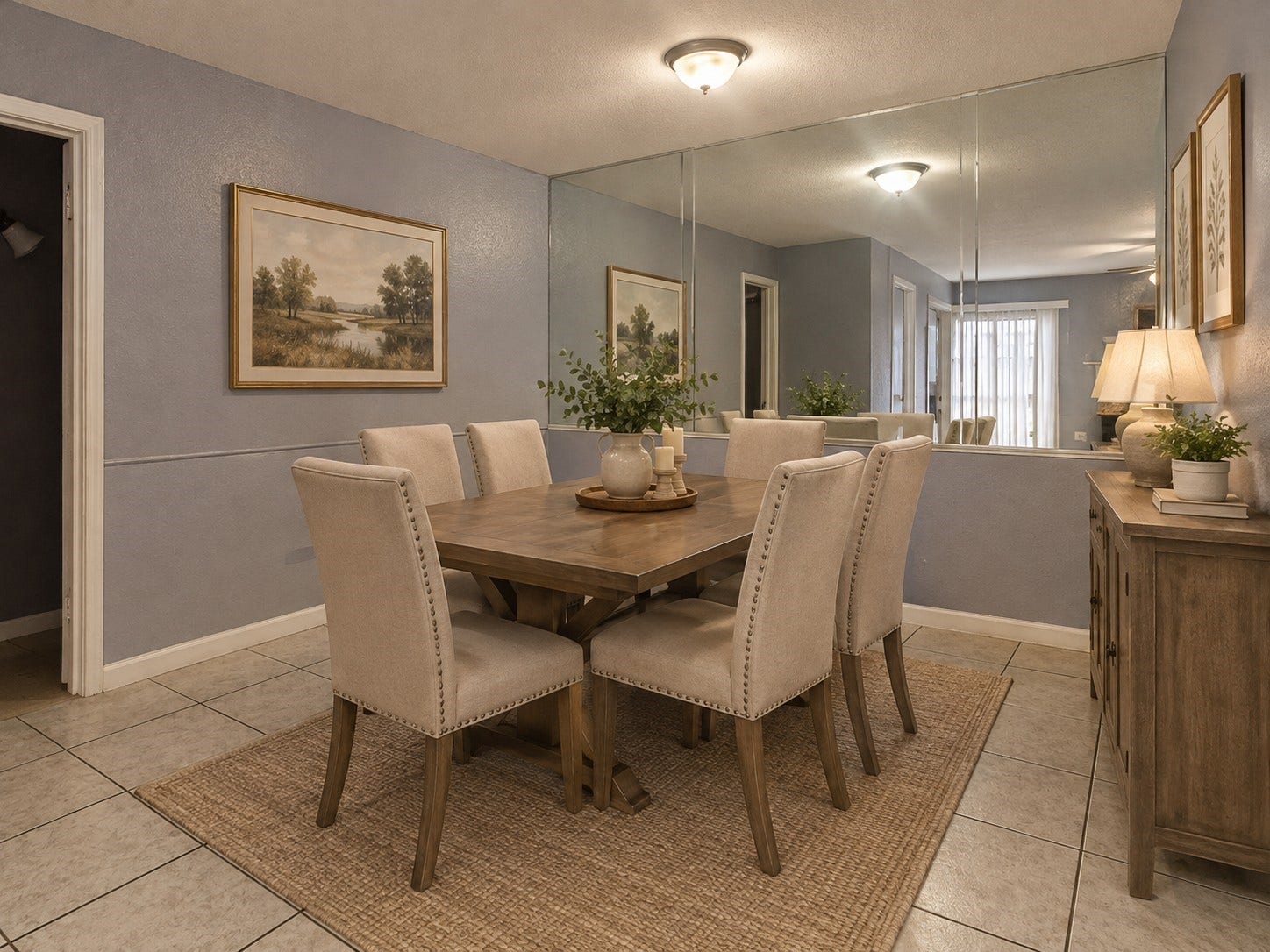 9700 Leawood Boulevard, #1111, Houston, TX 77099 Virtually Staged Dining Room