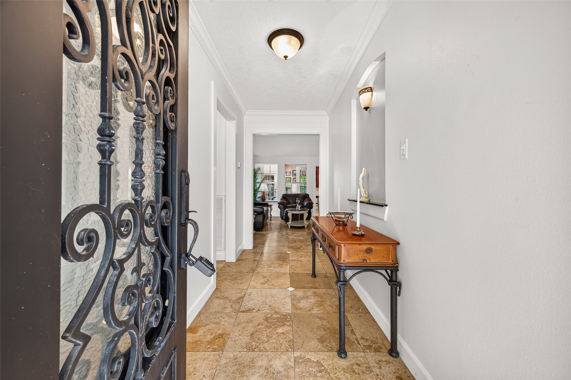 Step inside to a welcoming entry that leads directly into the main living areas of the home.