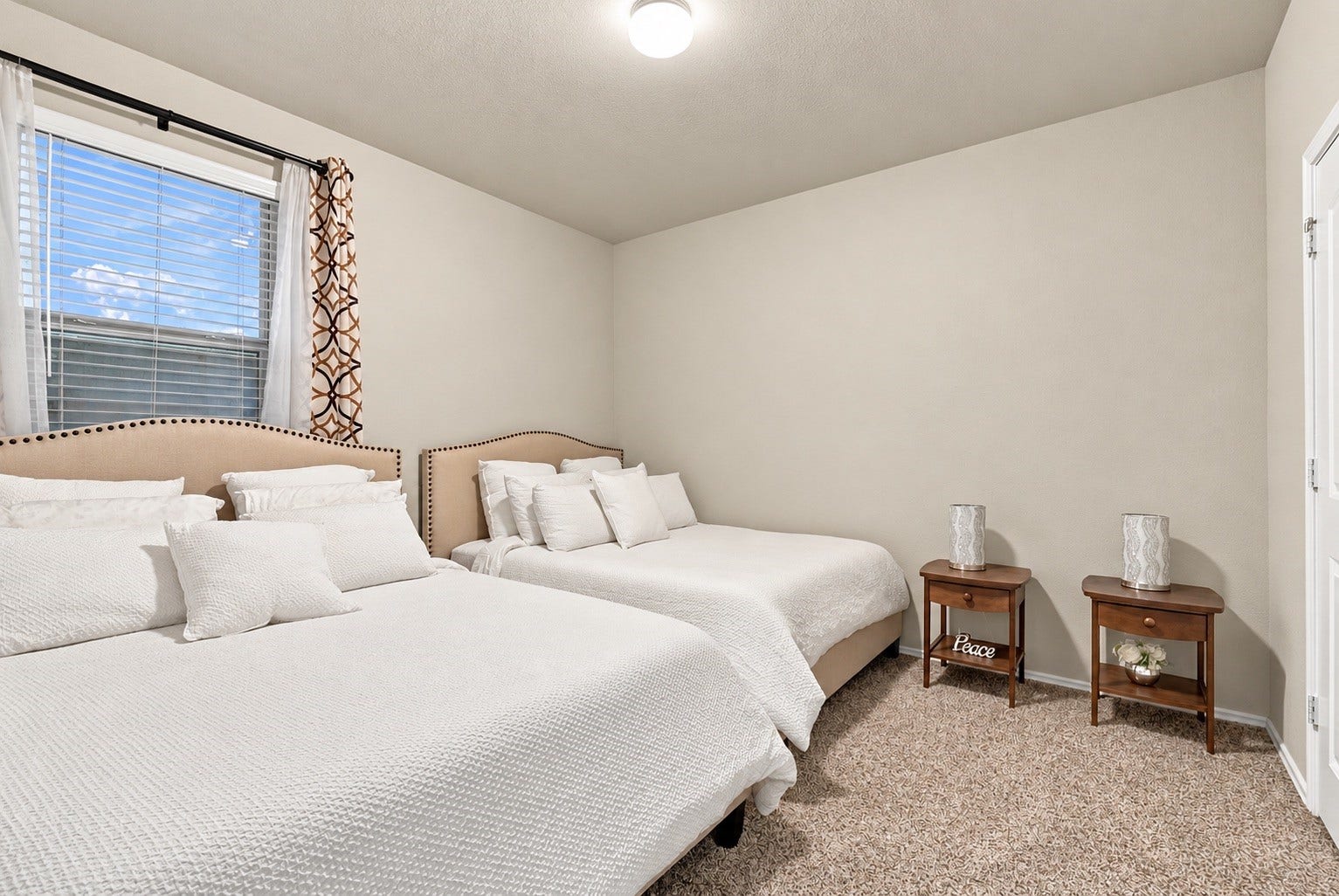 18042 Atwood Mill Drive, New Caney, TX 77357 Generously sized secondary bedroom offers plenty of flexibility for multiple beds, guests, or additional furnishings.
