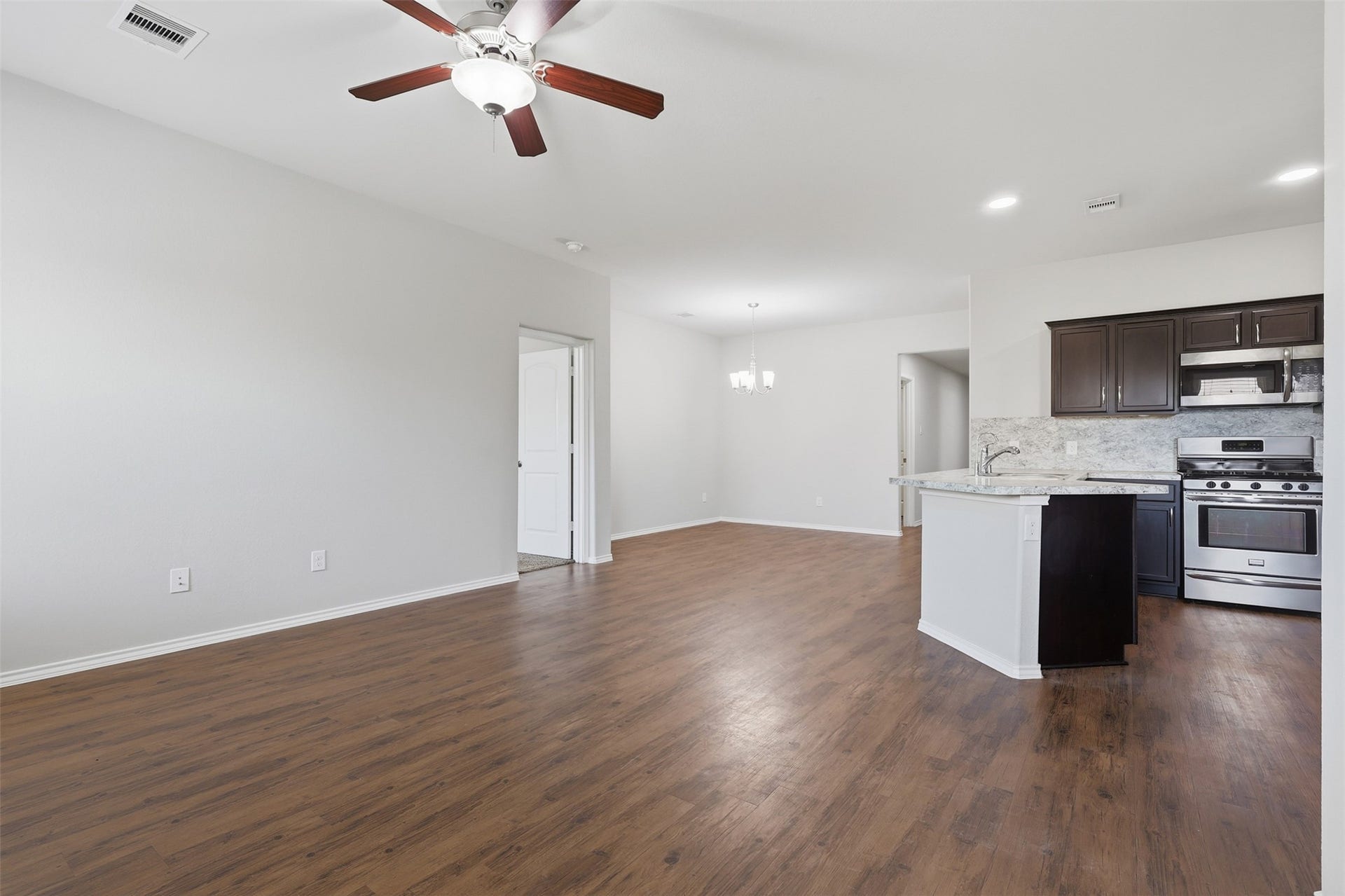Living Room/Dining Room Open concept