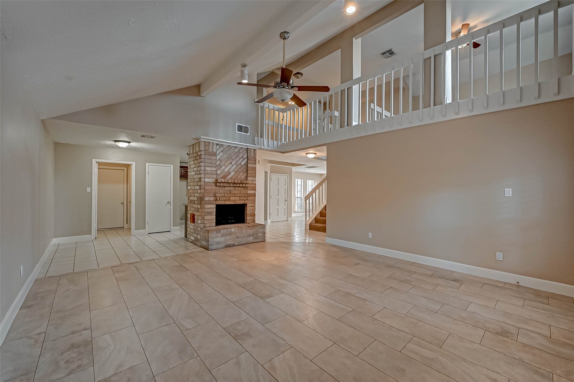 3510 Greenwood Dr Drive, Sugar Land, TX 77478 There's even a fireplace with a hearth and mantel!