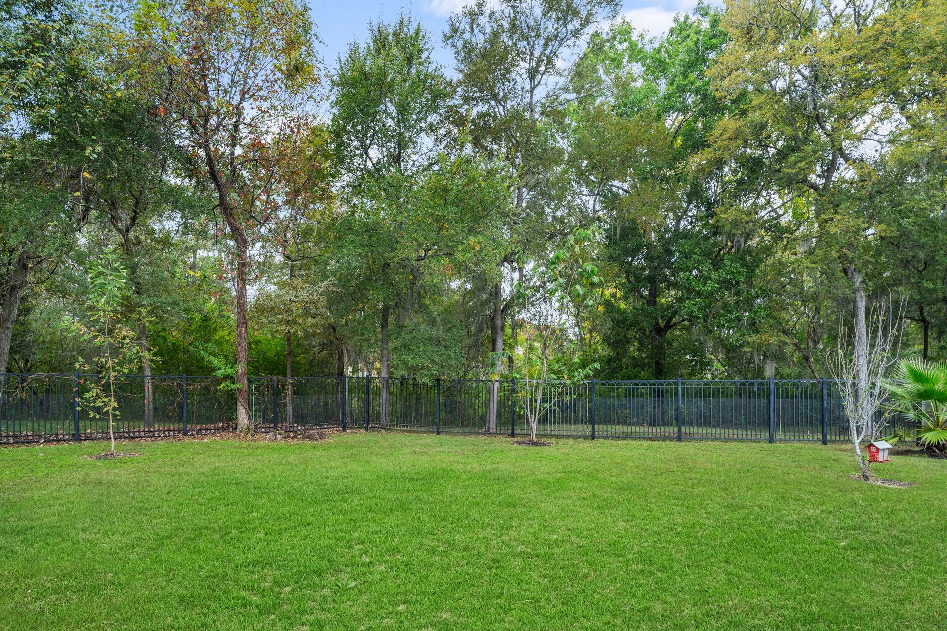 5515 Mangrove Creek Lane, Sugar Land, TX 77479 Situated on an expansive 12,949-square-foot lot with no rear neighbors and a greenway backdrop.