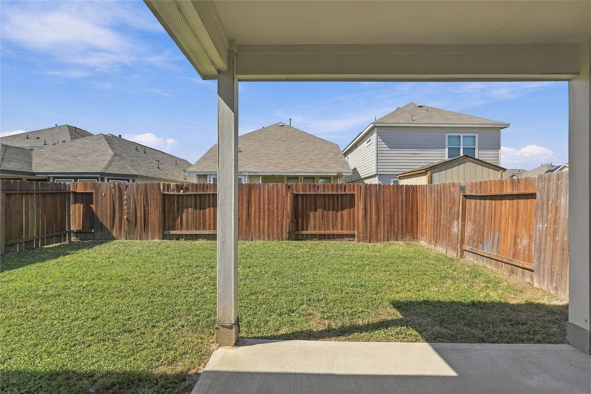 25610 Brooklyn Lane, Porter, TX 77365 Covered Rear Patio with great yard size
