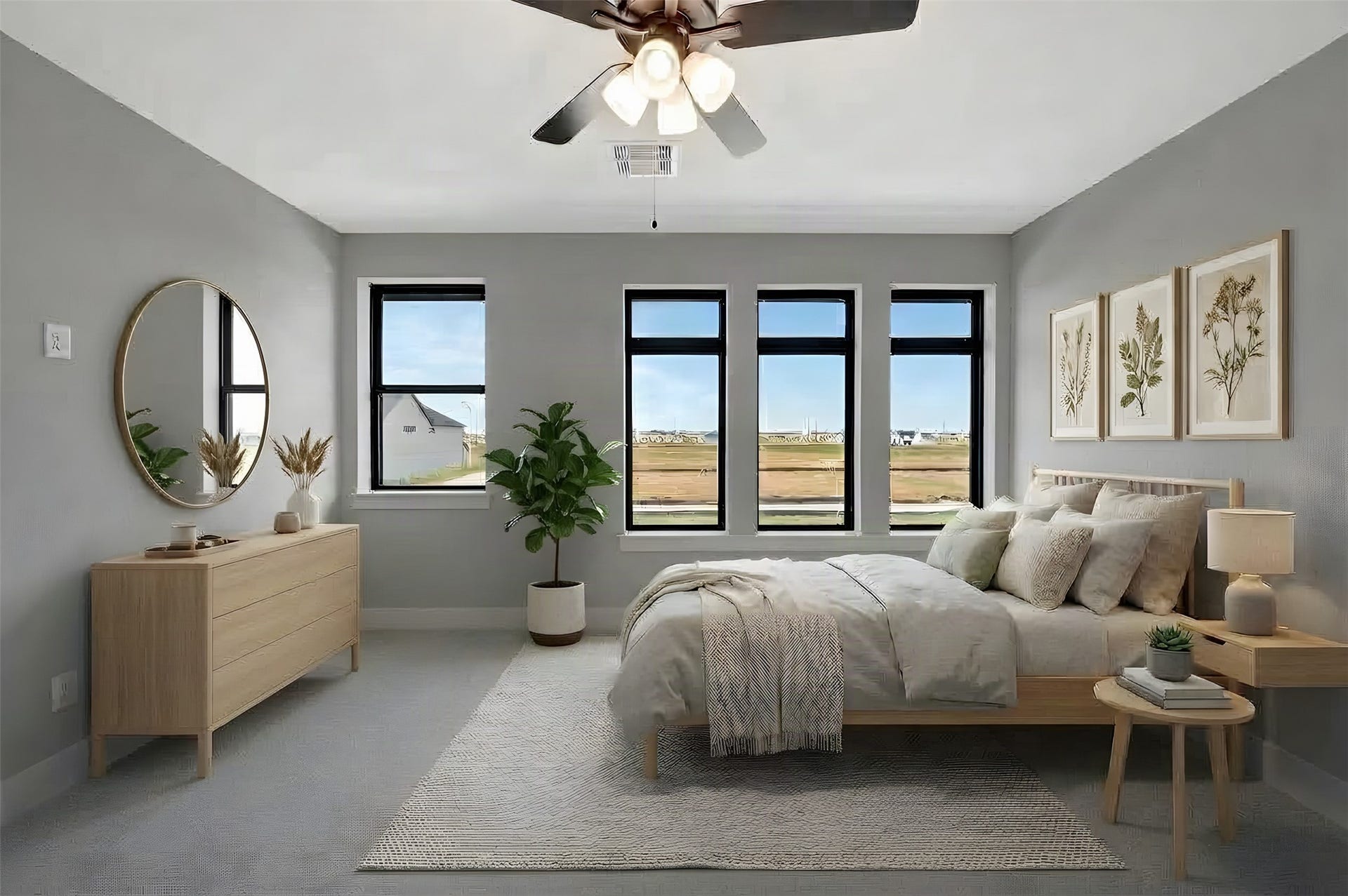 16718 Vibrant Avenue, Hockley, TX 77447 Virtually staged to give you the visual you need to see furniture placement and how the home can live.