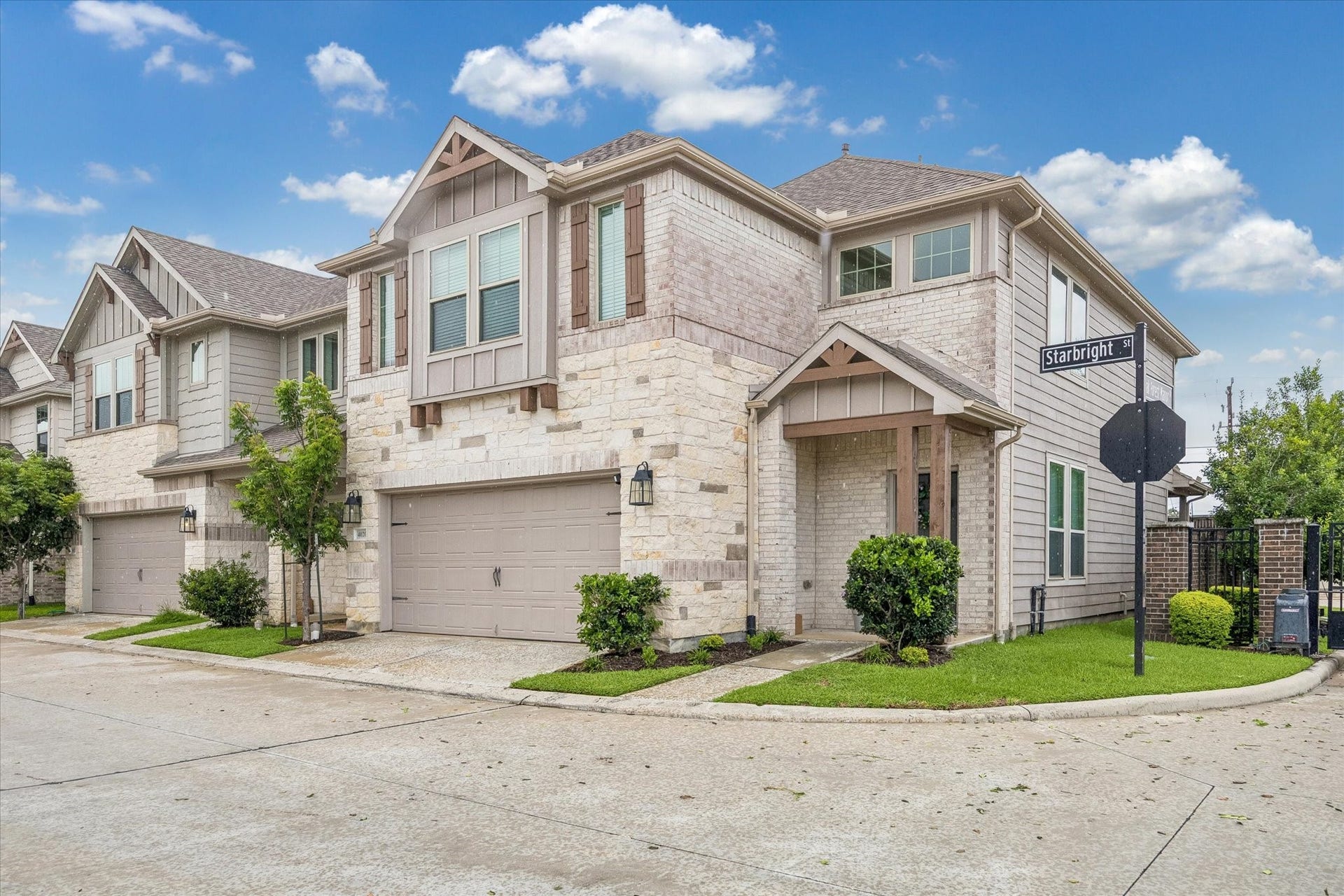 Positioned near the gated entrance, this home offers exceptional curb appeal and easy access.