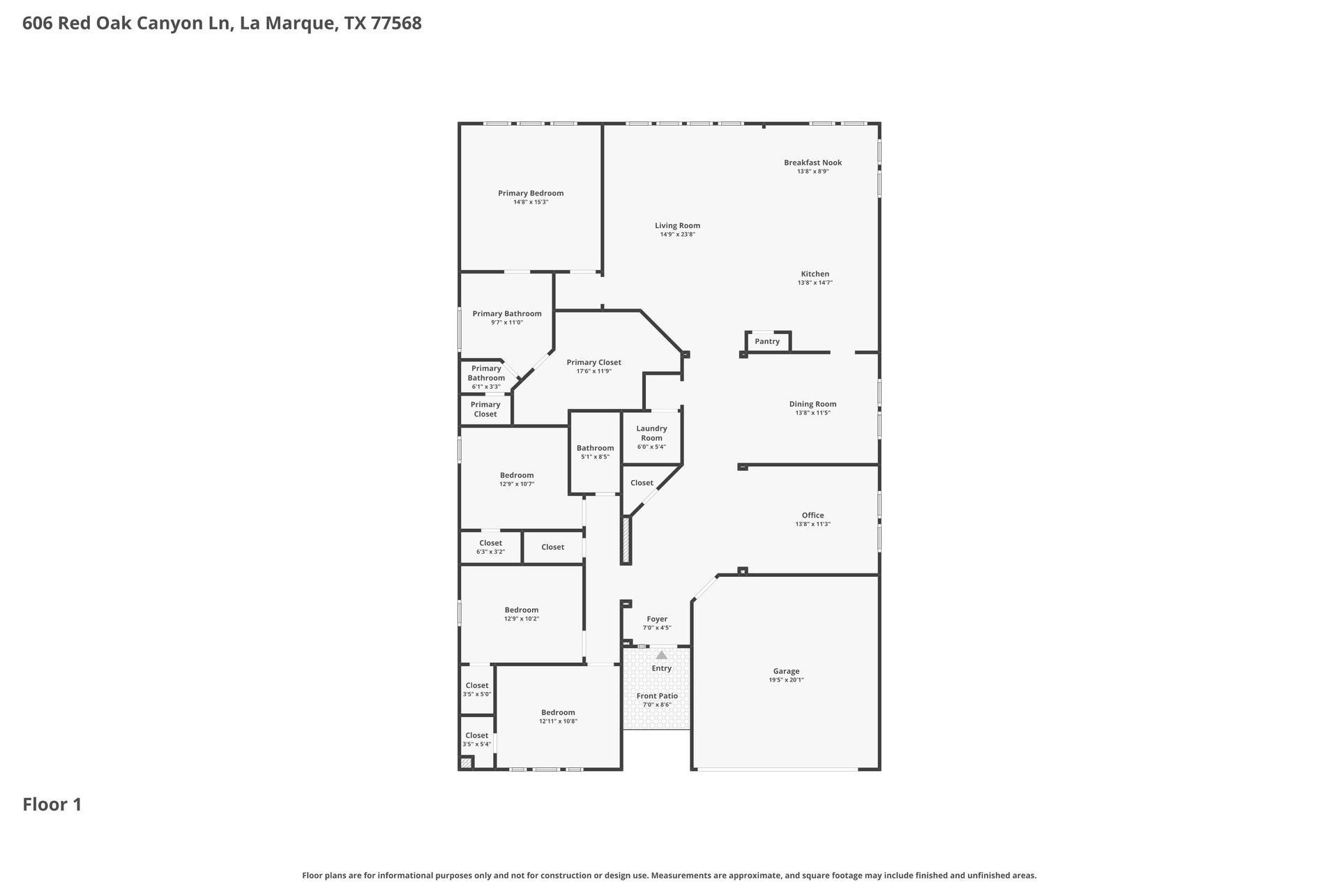 606 Red Oak Canyon Lane, La Marque, TX 77568 606 Red Oak Canyon Lane, La Marque, TX 77568