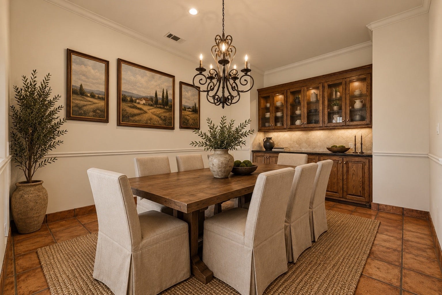 1335 Caravelle Court, Katy, TX 77494 Dining Room. Virtually Staged.