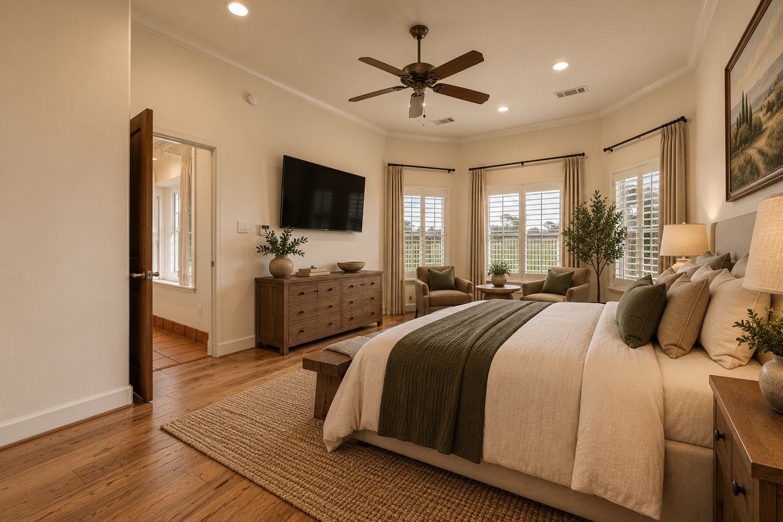 1335 Caravelle Court, Katy, TX 77494 Primary Bedroom. Staged