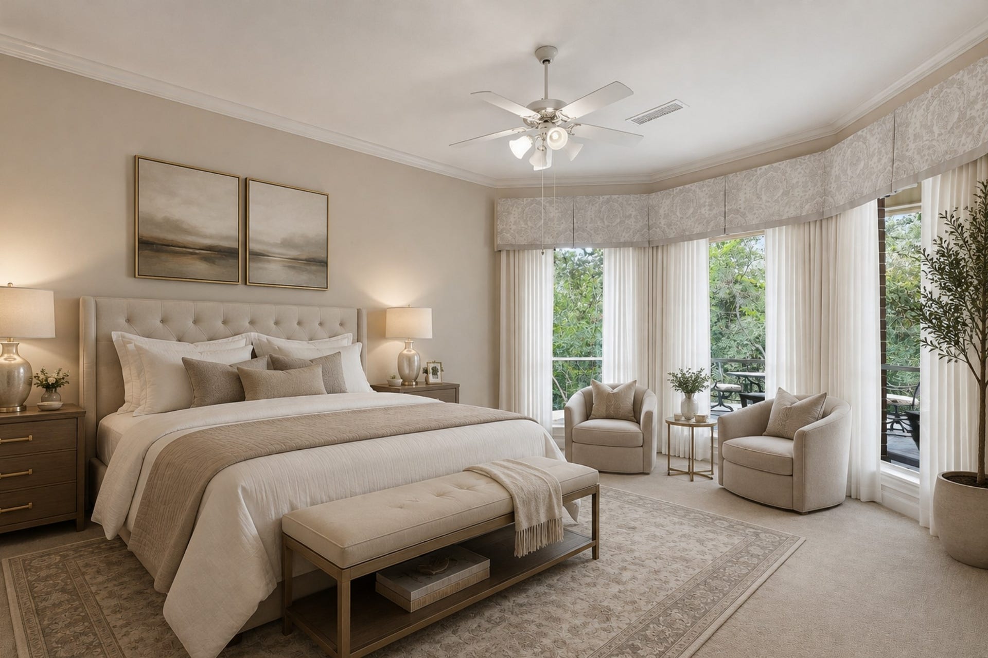 7 Pastoral Pond Circle, The Woodlands, TX 77380 Virtually staged Guest Suite on First Floor