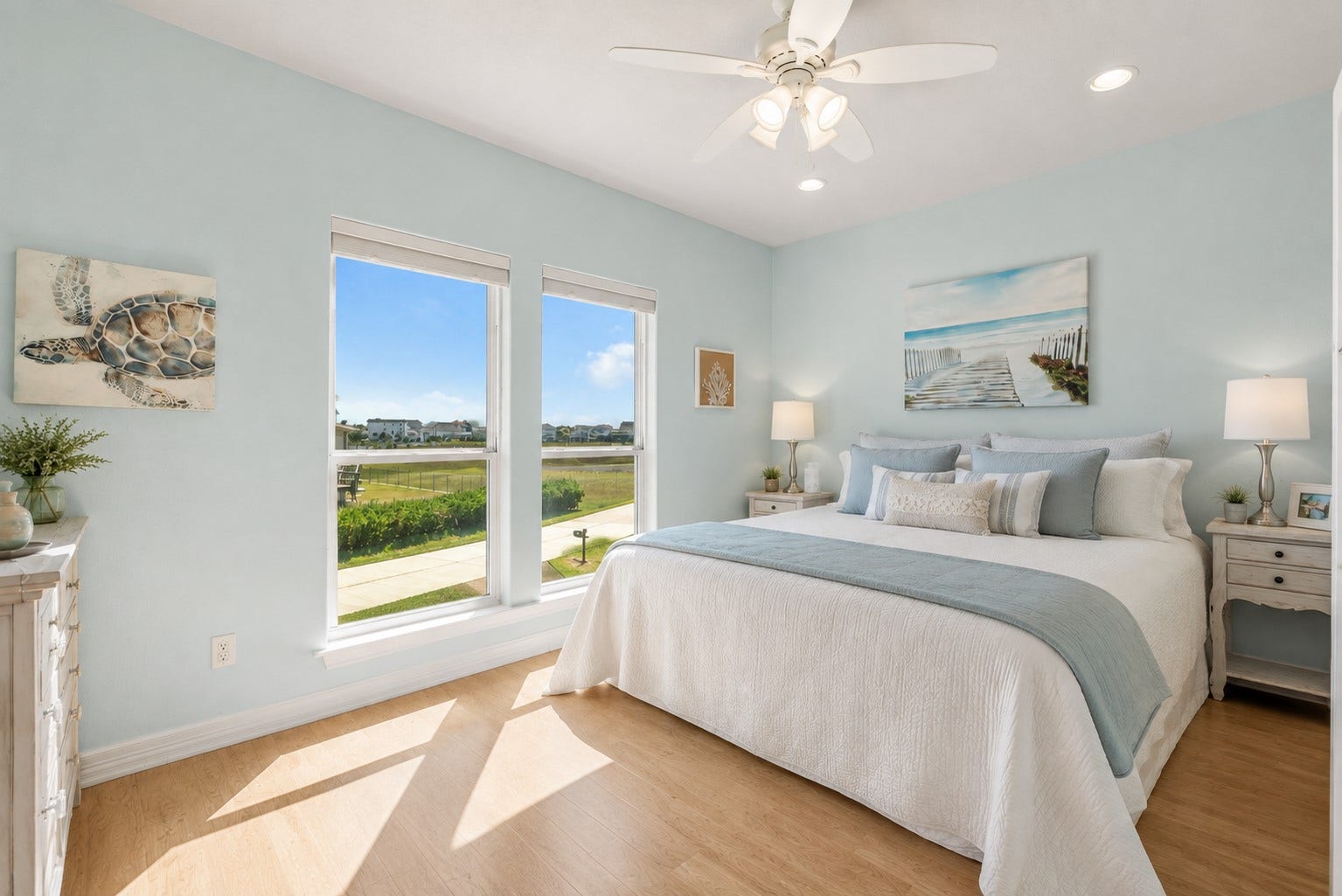 314 Windward Way, Tiki Island, TX 77554 Bedroom one located on the 1st floor