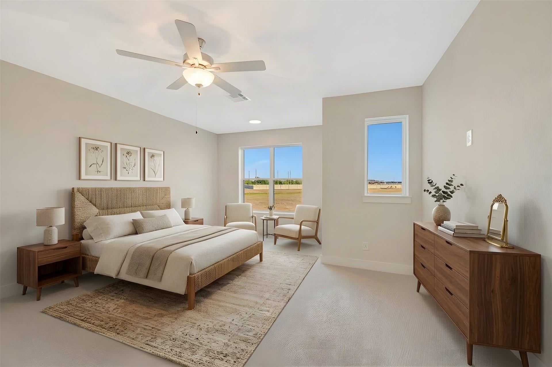 Virtually staged to give you the visual you need to see furniture placement and how the home can live.