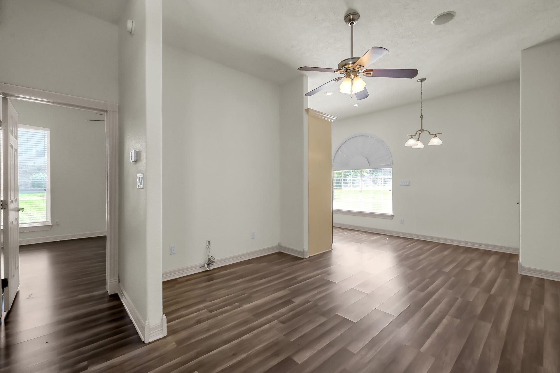 12758 Aries Loop Loop, Willis, TX 77318 ADU Living Area with Bedroom to the Left and Kitchen to the Right