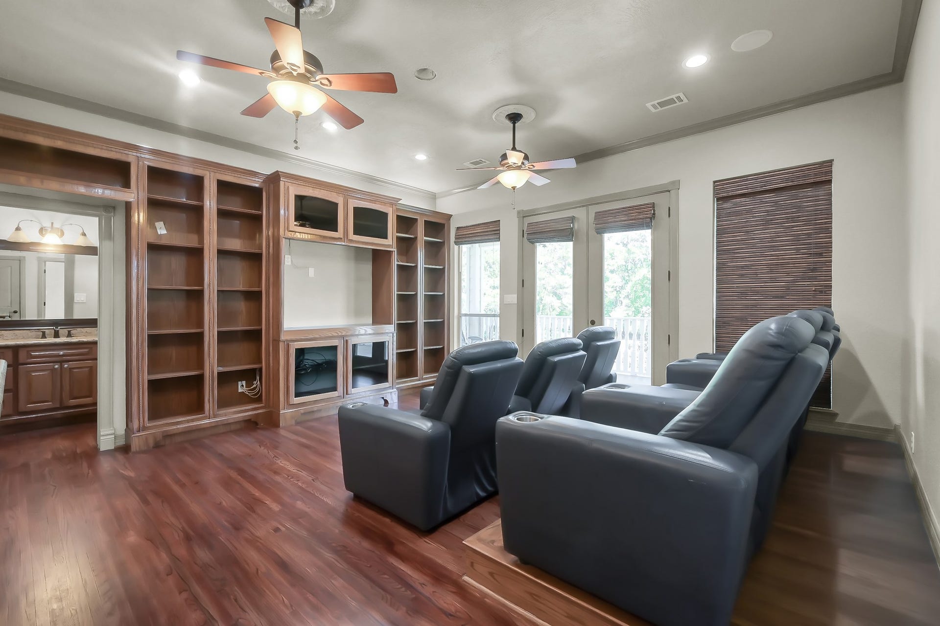 12758 Aries Loop Loop, Willis, TX 77318 At the top of the stairs is the Media Room that includes the seating