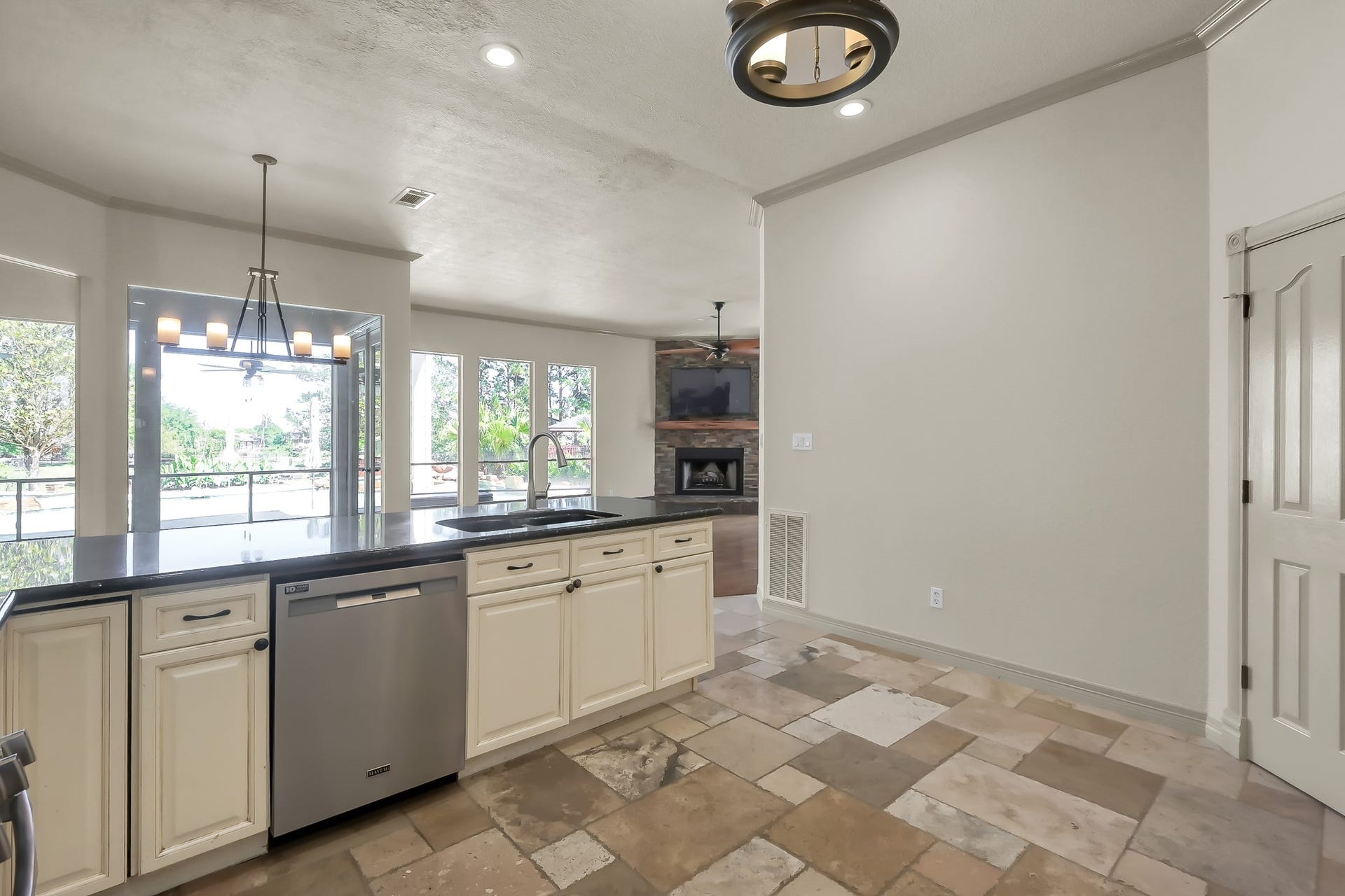 12758 Aries Loop Loop, Willis, TX 77318 View from Kitchen to Living Area