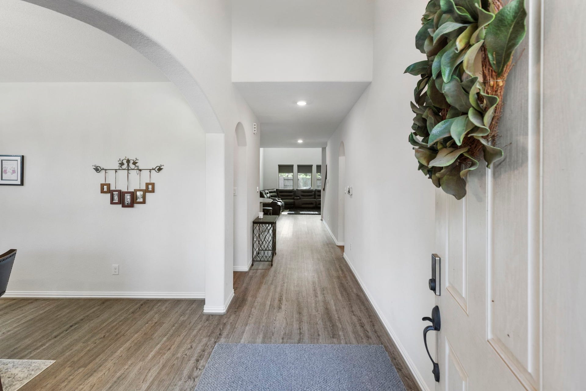 Upon entering notice the luxury vinyl plank throughout the main living areas.