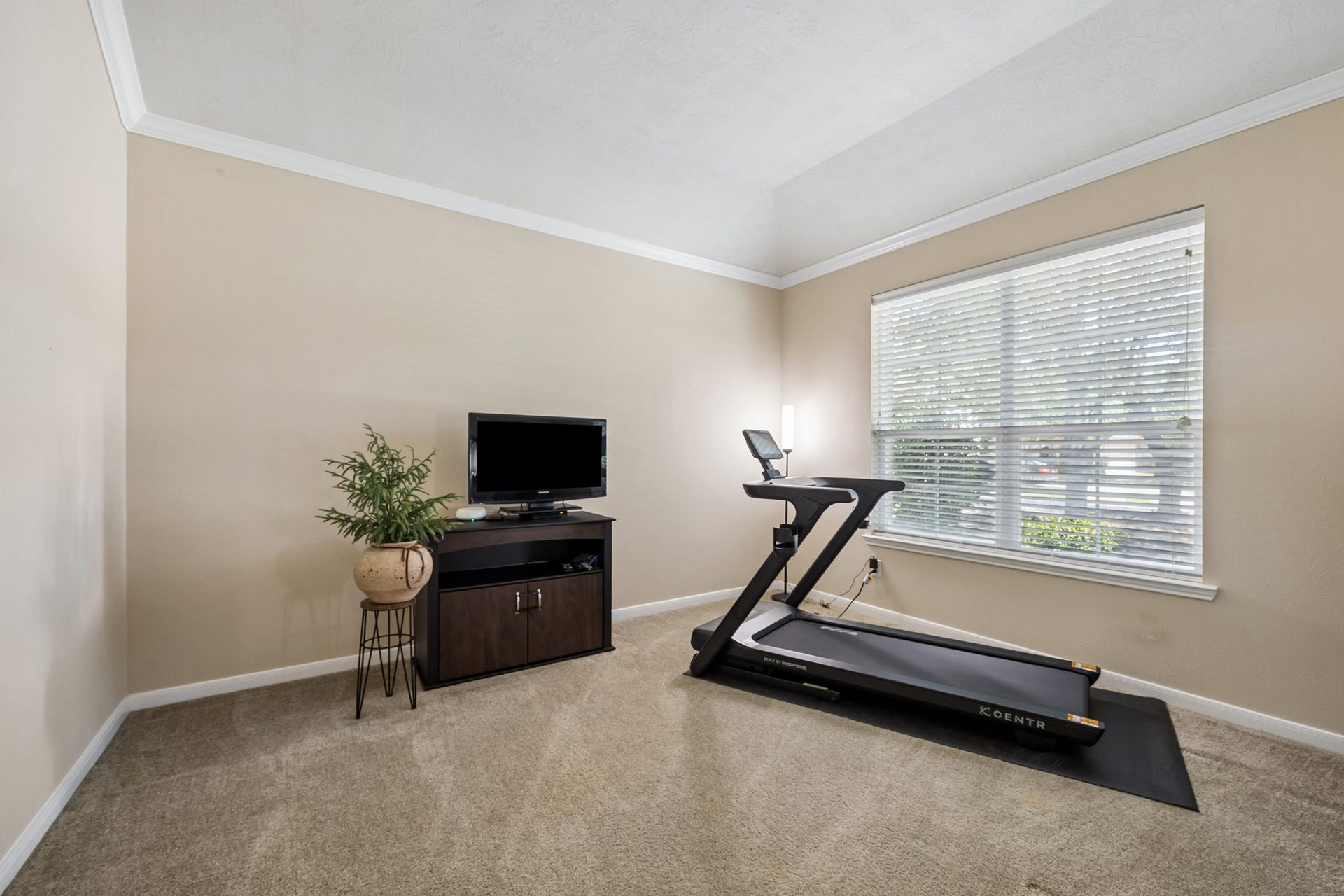 26251 Caper Meadow Lane, Katy, TX 77494 The Flex Room at the front of the home has a double window that overlooks the quiet tree lined cul de sac.