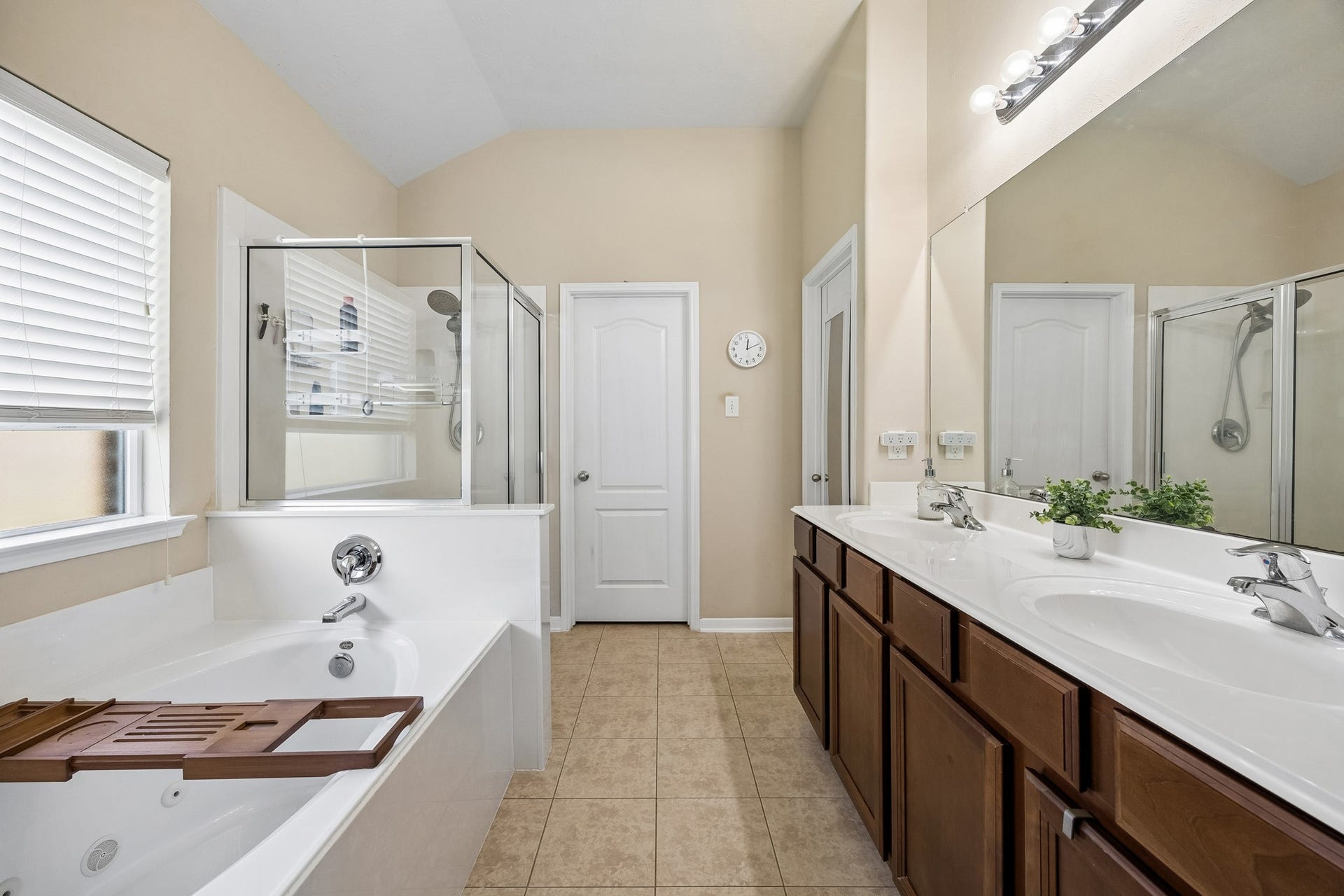 26251 Caper Meadow Lane, Katy, TX 77494 Relax and enjoy the jetted tub at the end of the day, separate shower and separate toilet room, double sinks and leads into walk in closet.