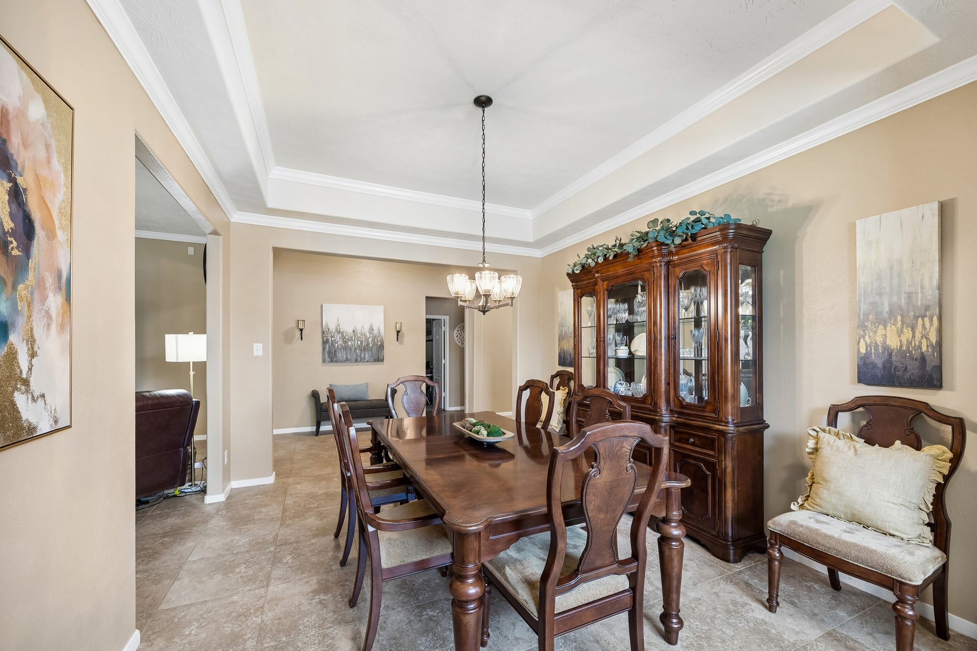 26251 Caper Meadow Lane, Katy, TX 77494 There is plenty of room for family and friends to enjoy holidays in the open concept Formal Dining Room.